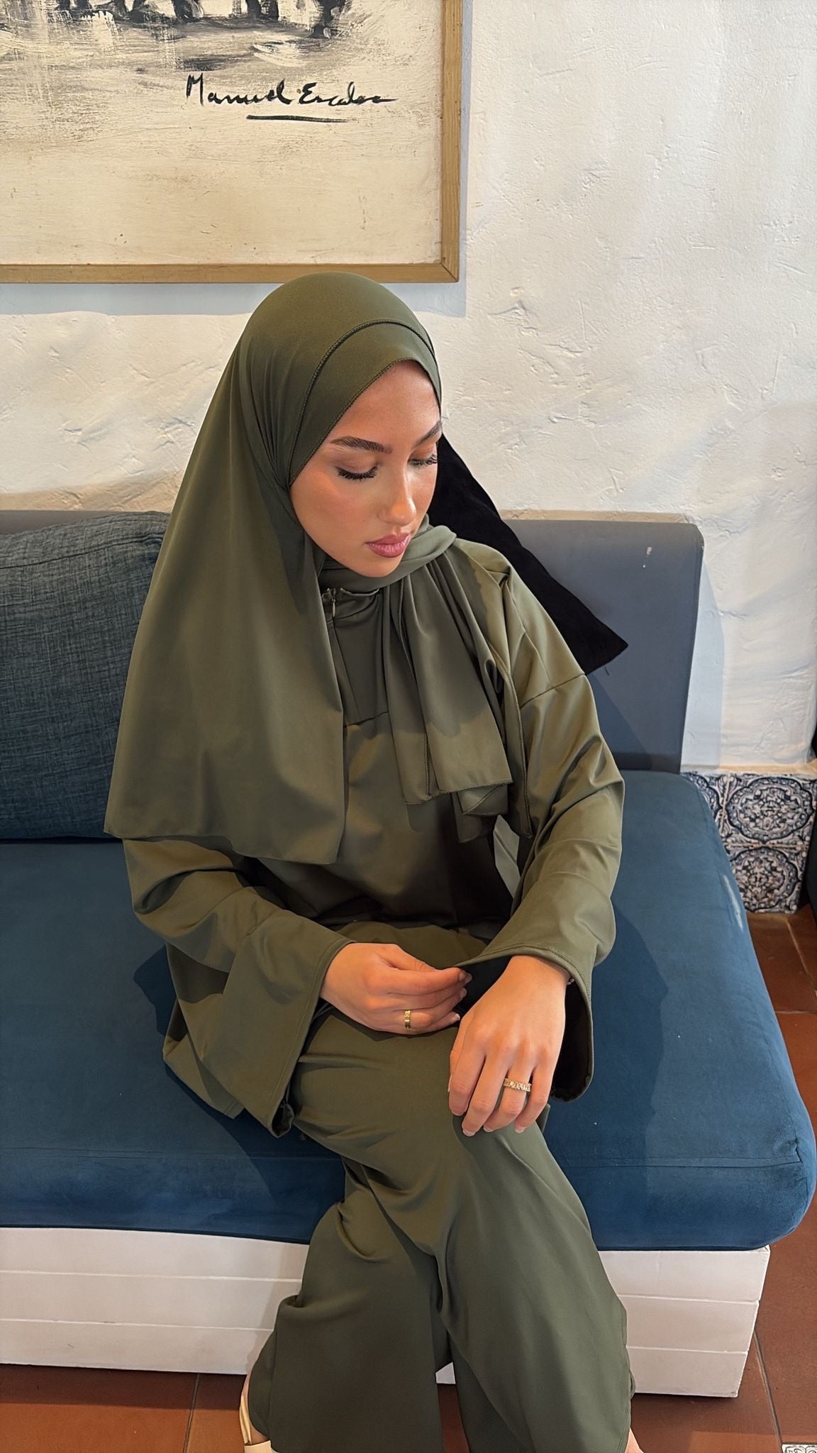 Burkini 3 pièces vert