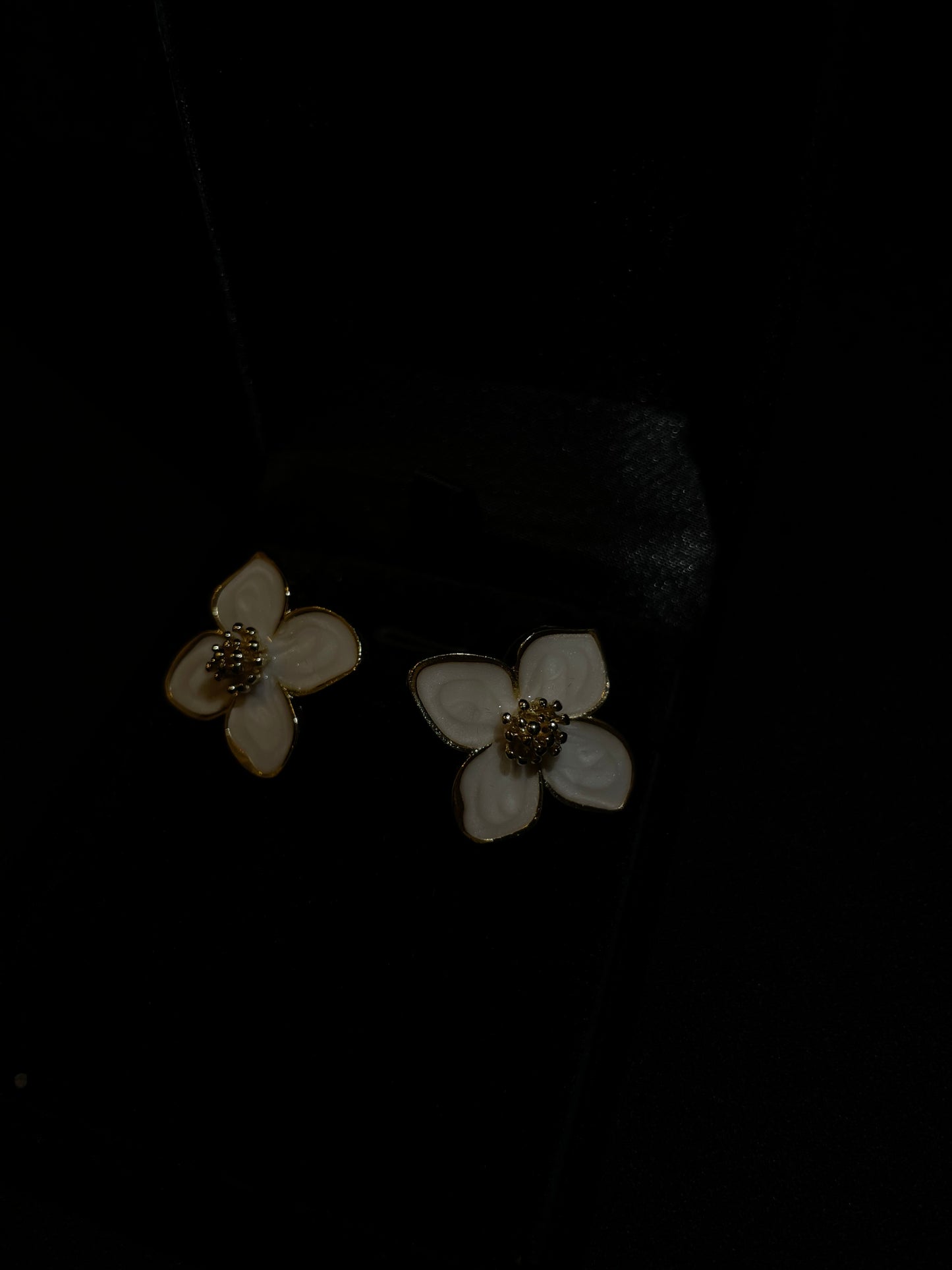 Boucle d’oreille fleurs