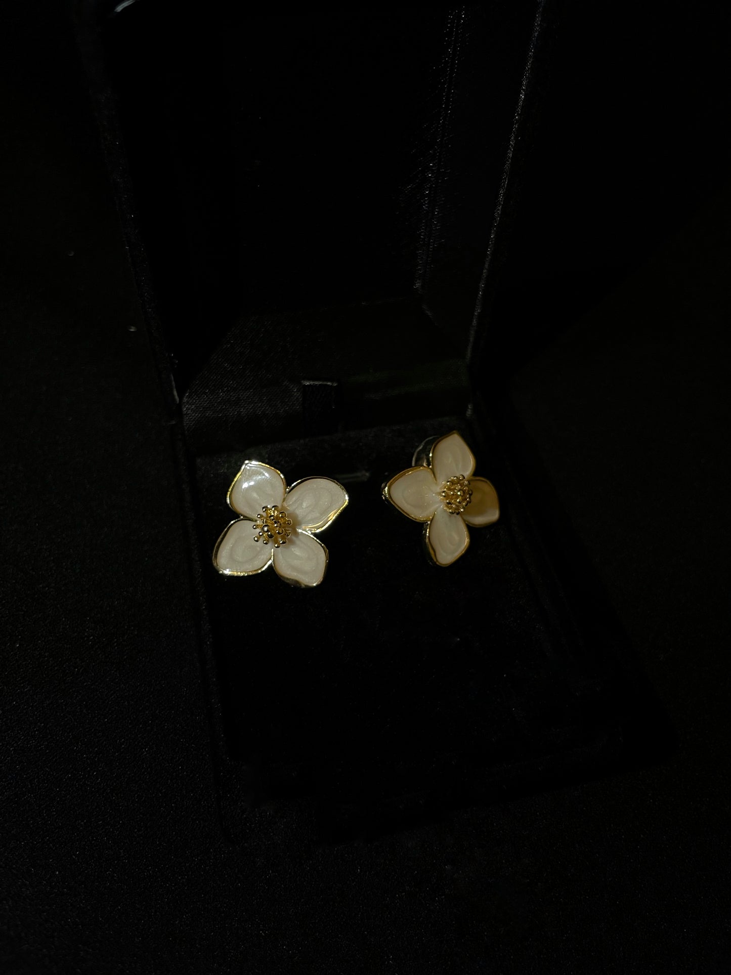 Boucle d’oreille fleurs