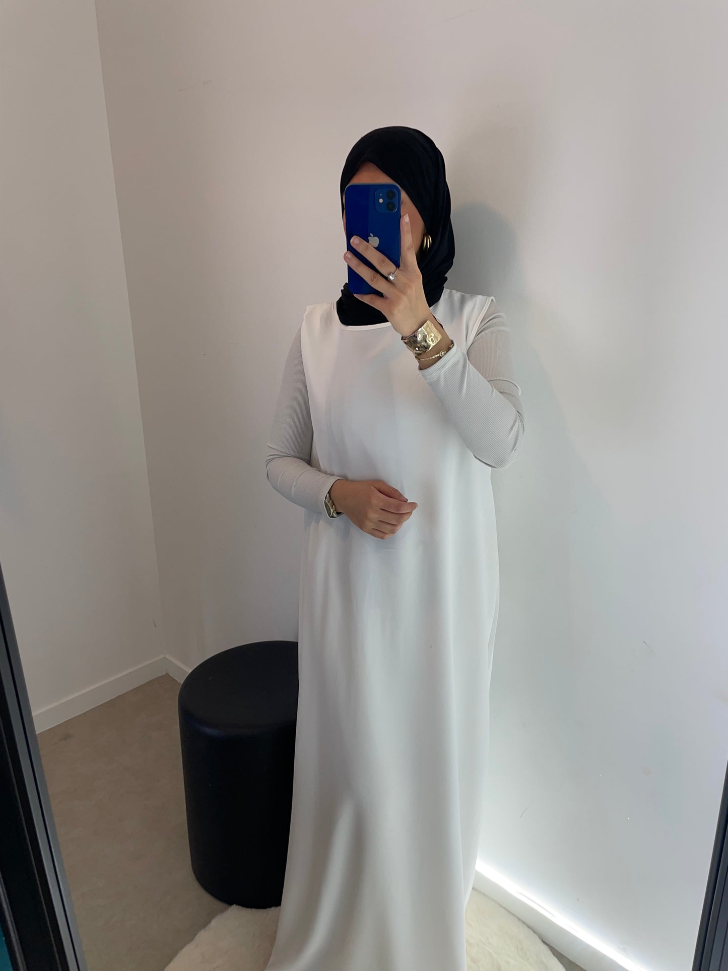 Sous abaya blanche