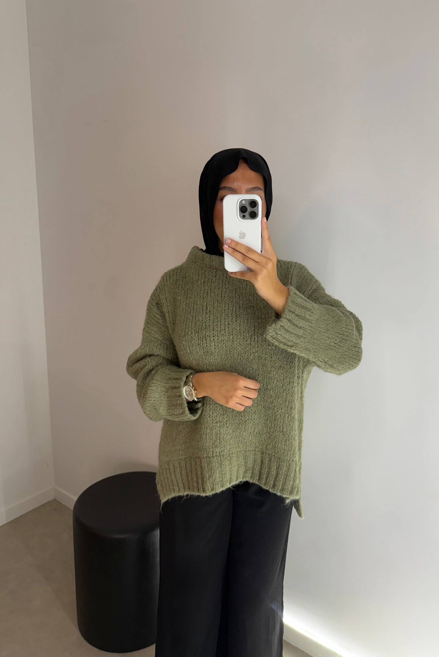 Pull oversize vert