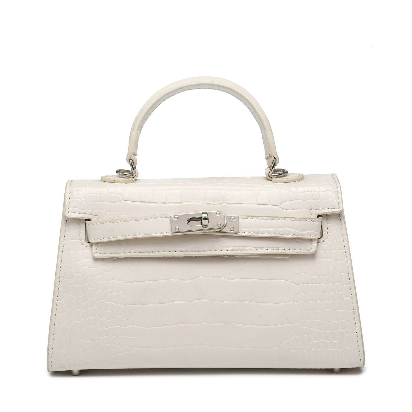 Sac SELMA blanc effet croco