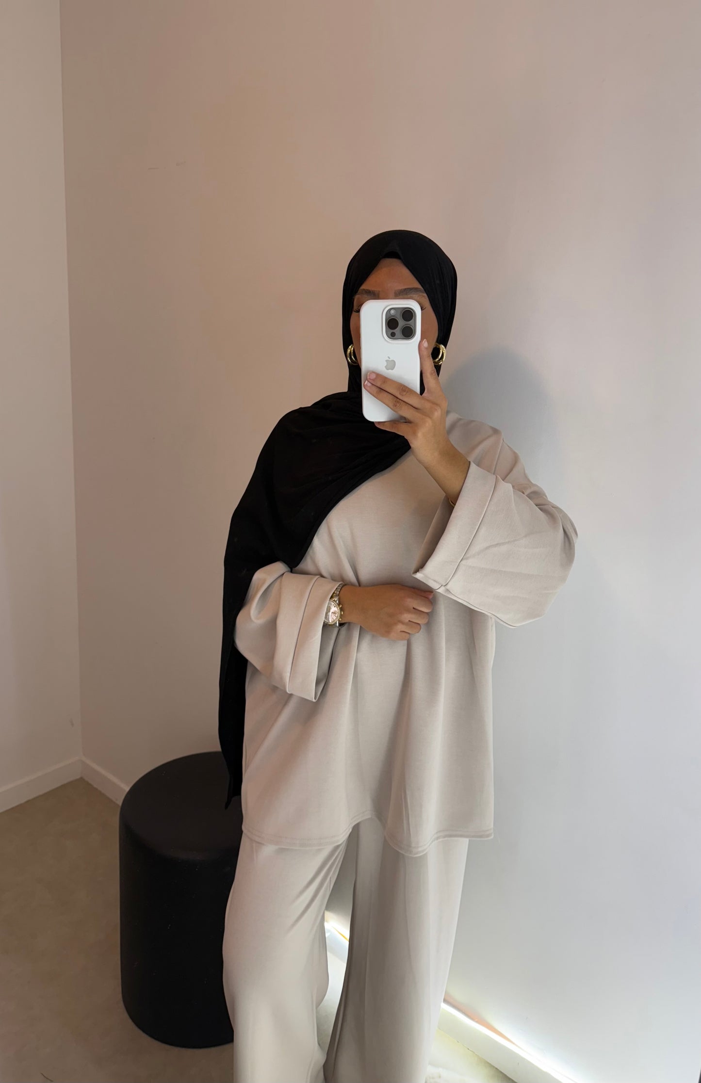 Ensemble beige