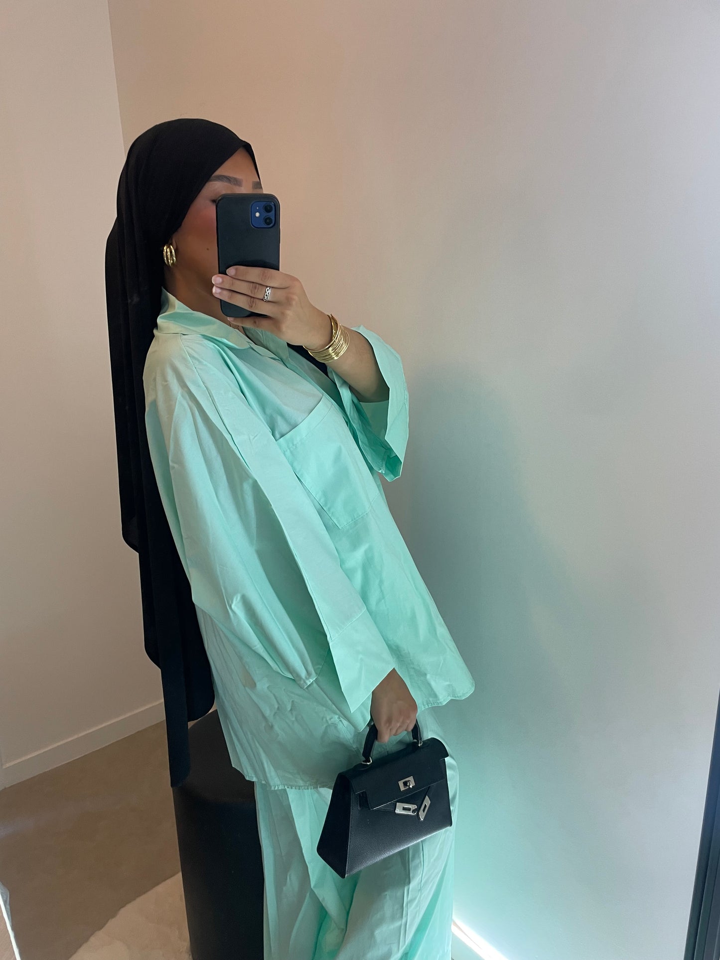 Ensemble chemise VERT