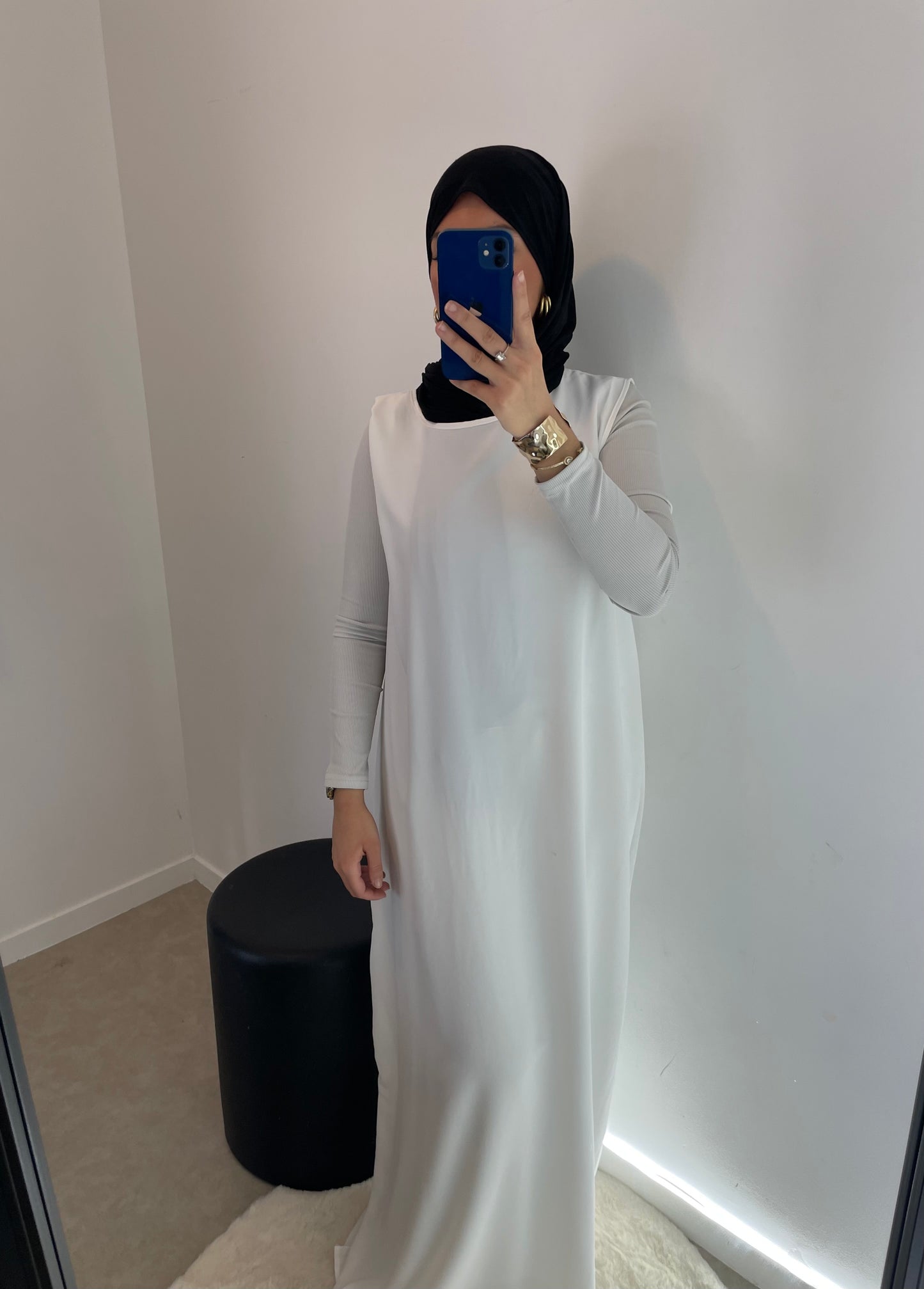 Sous abaya blanche
