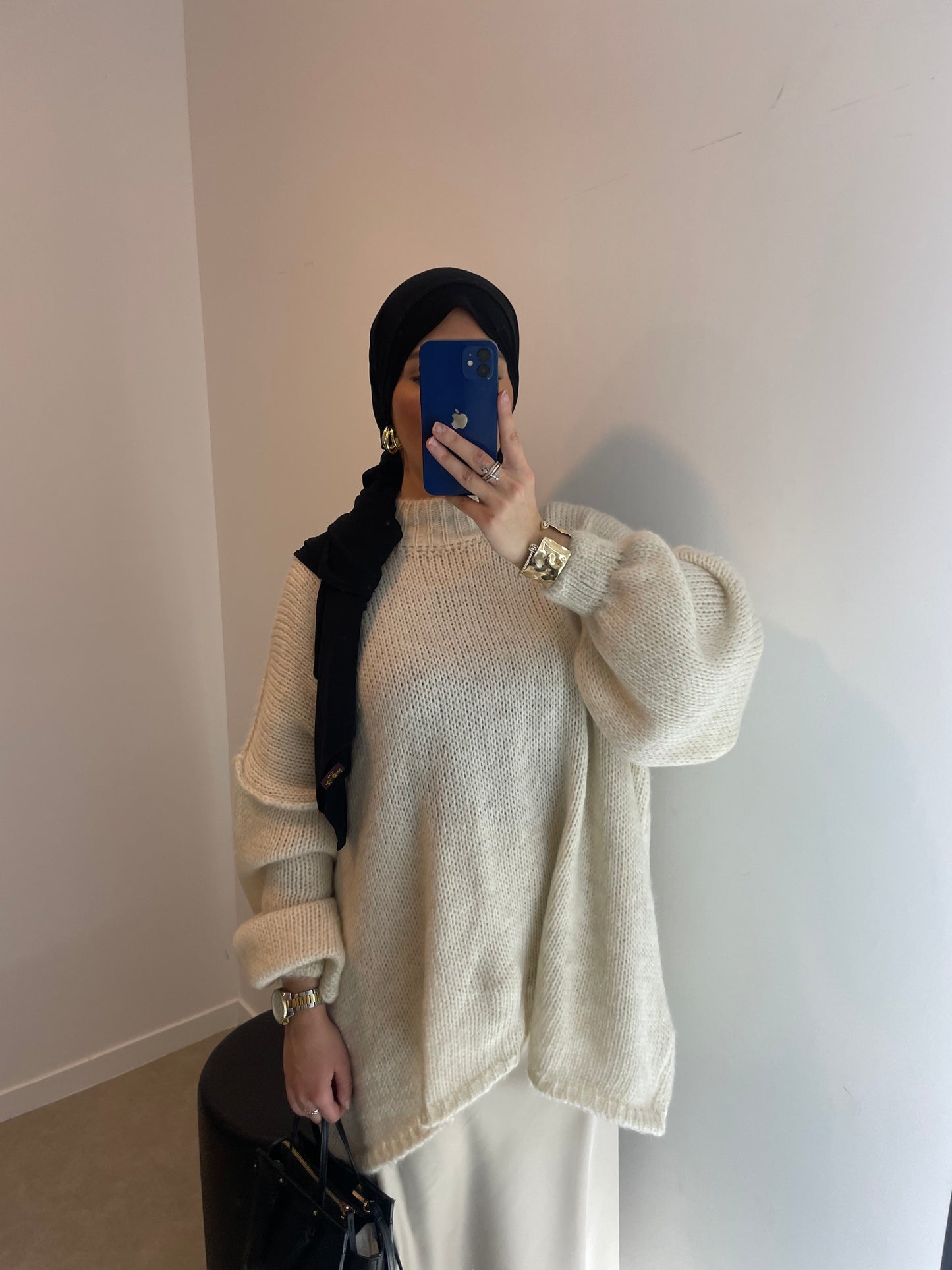 Pull oversize mastour beige