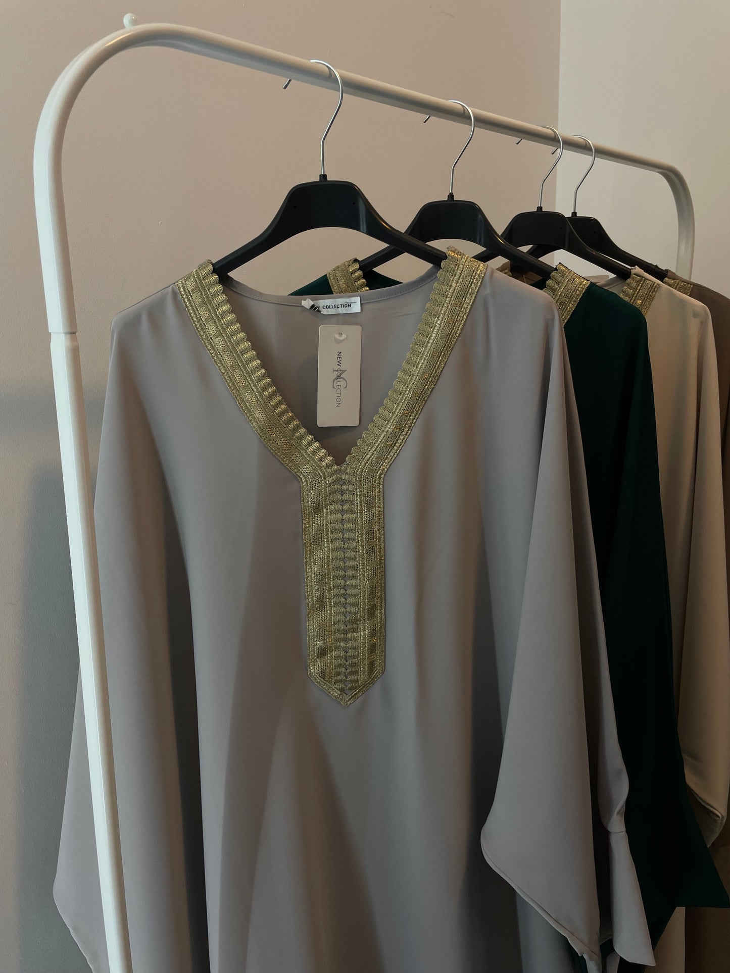 Robe jellaba grise