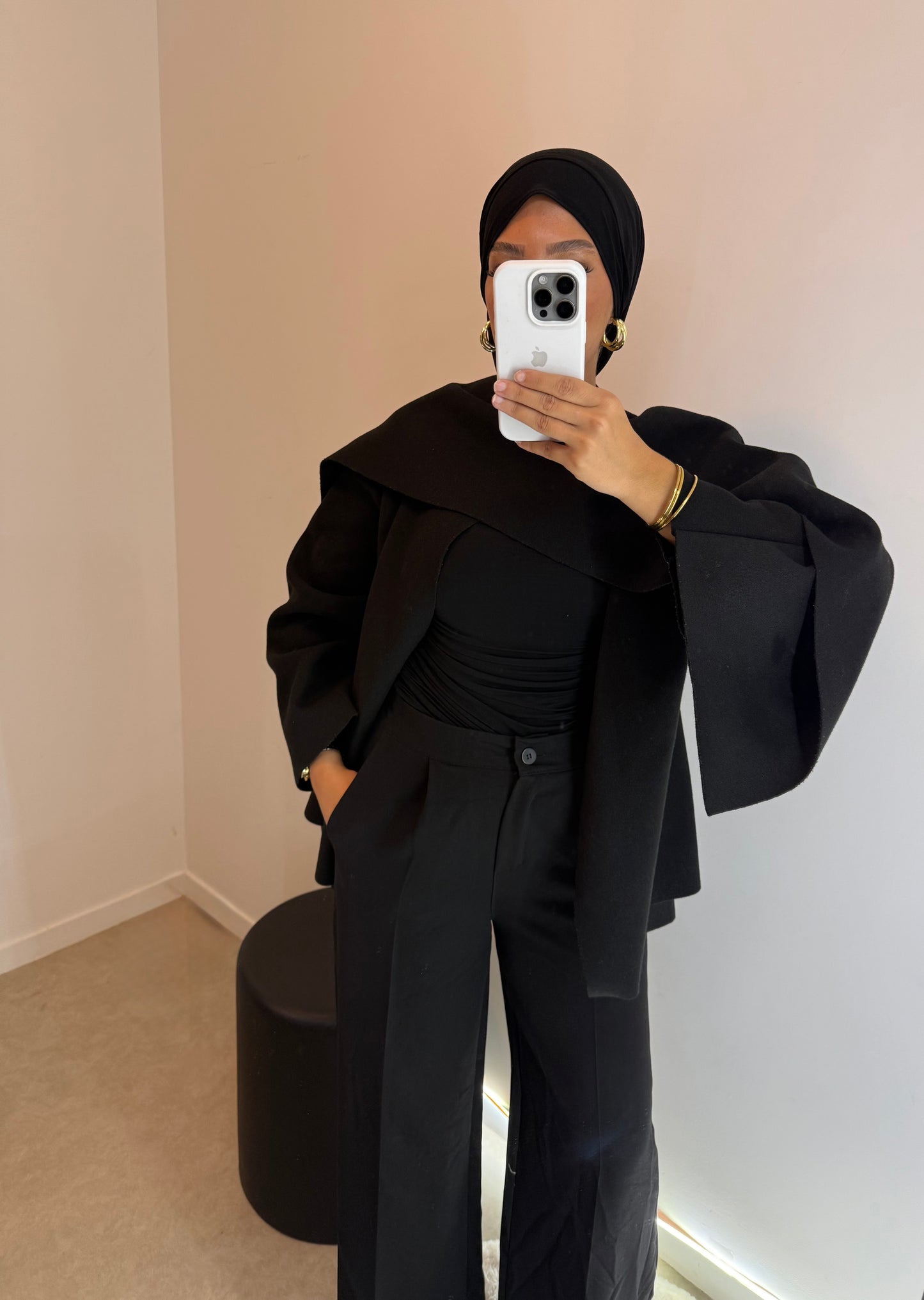 Pantalon fluide noir