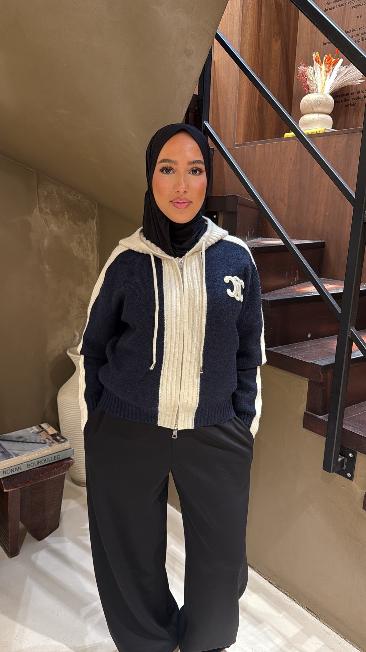 Gilet bleu Céline