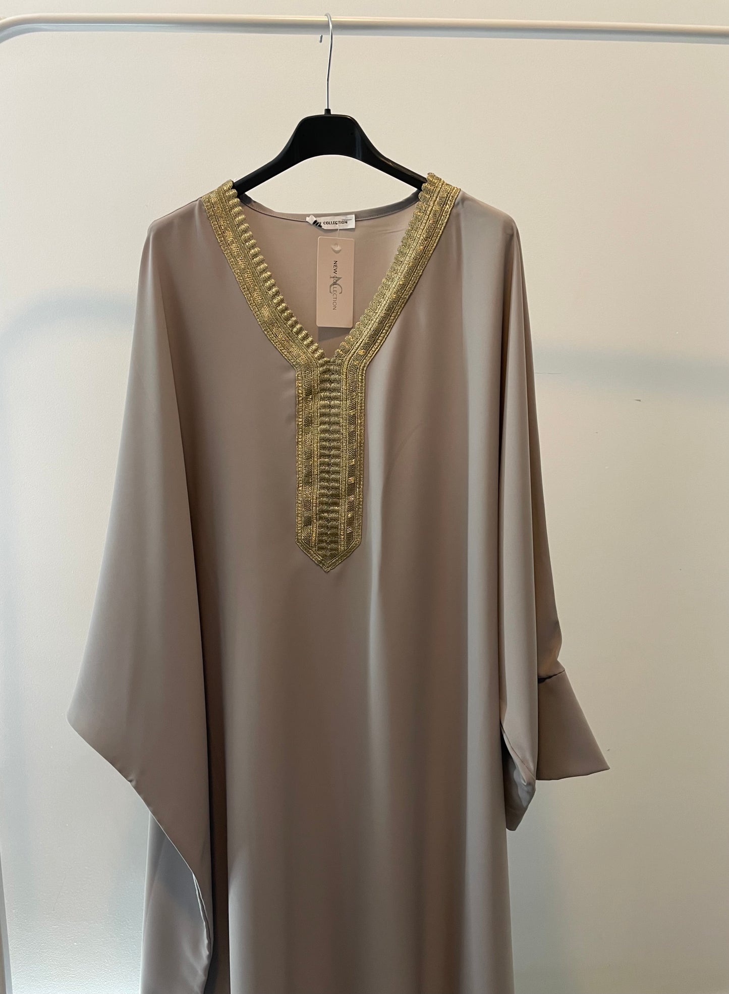 Robe jellaba grise
