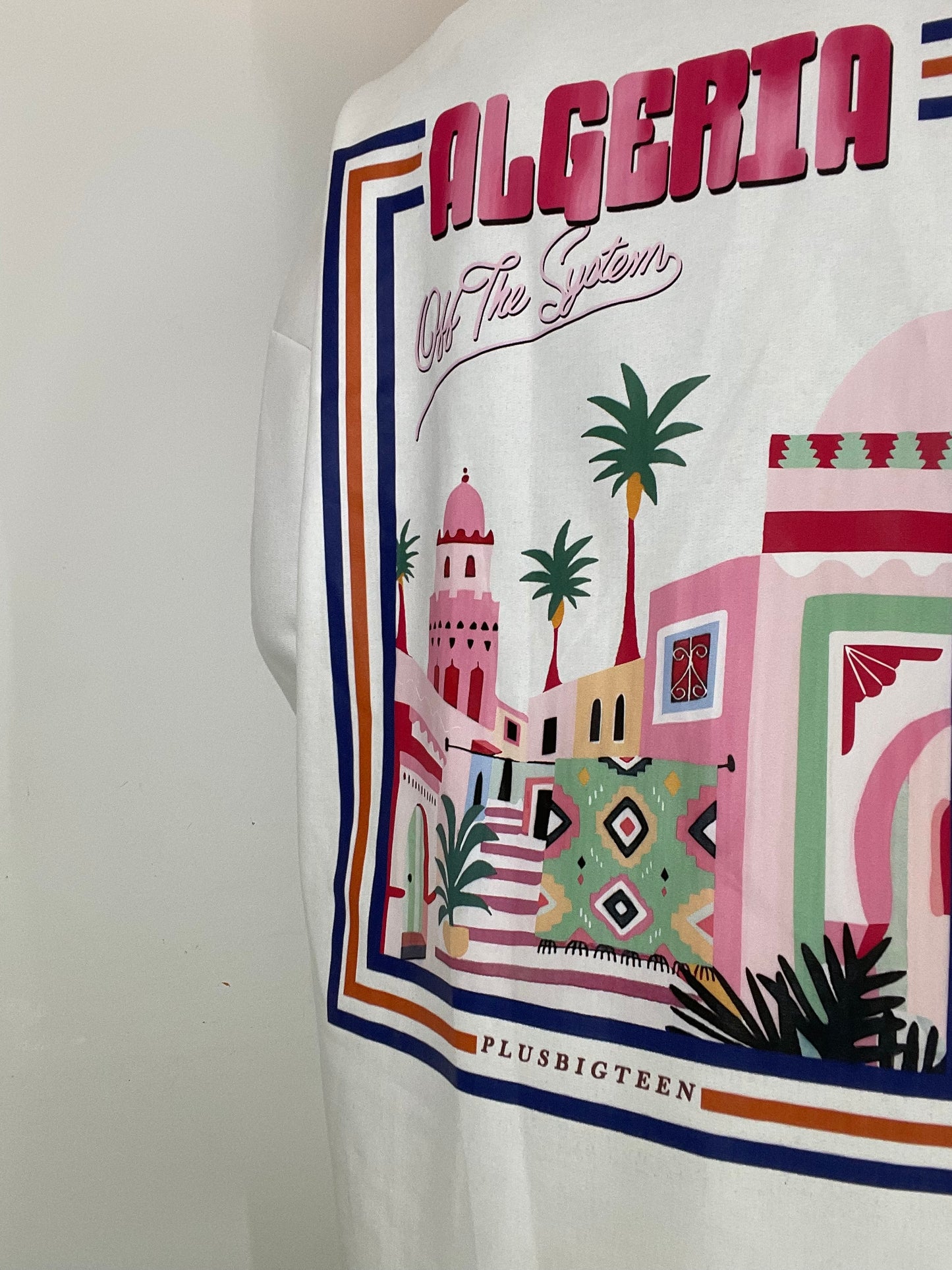 Tee shirt oversize blanc ALGÉRIE