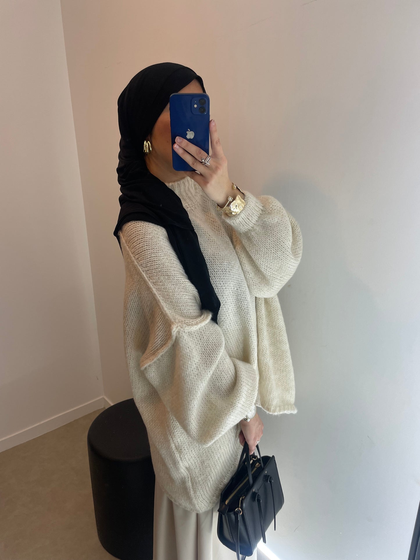 Pull oversize mastour beige
