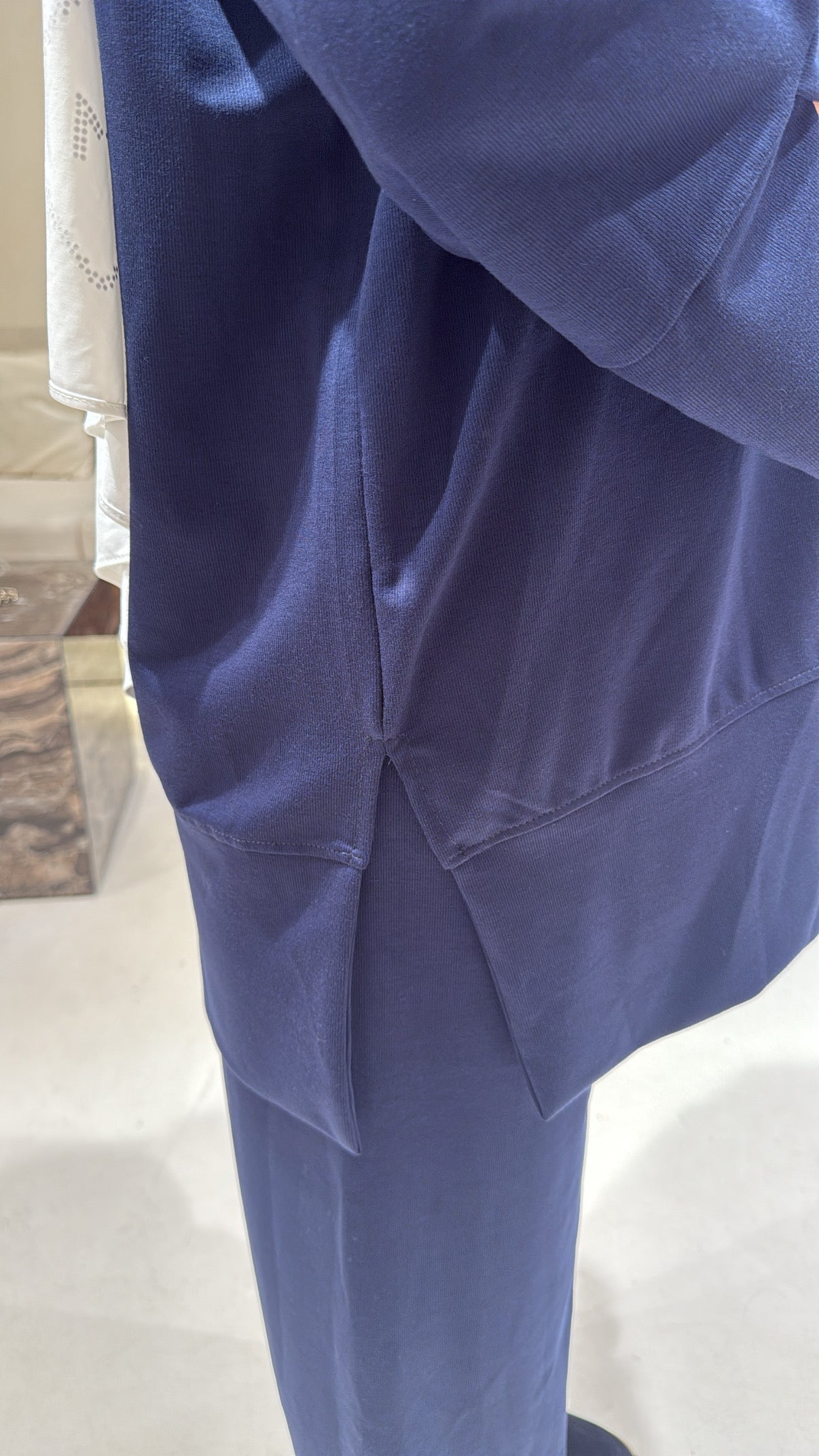 Ensemble bleu marine