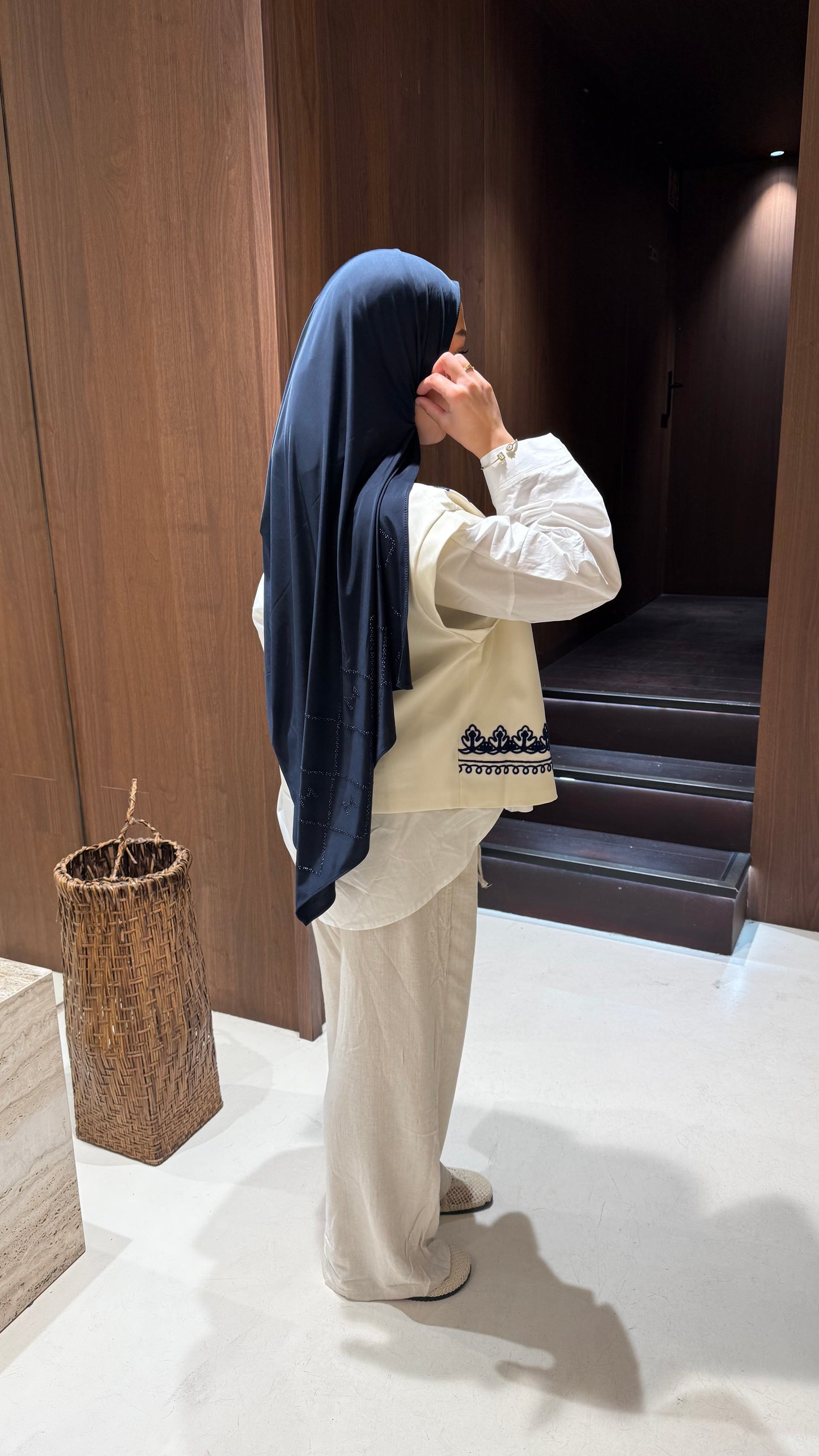 Hijab M bleu nuit