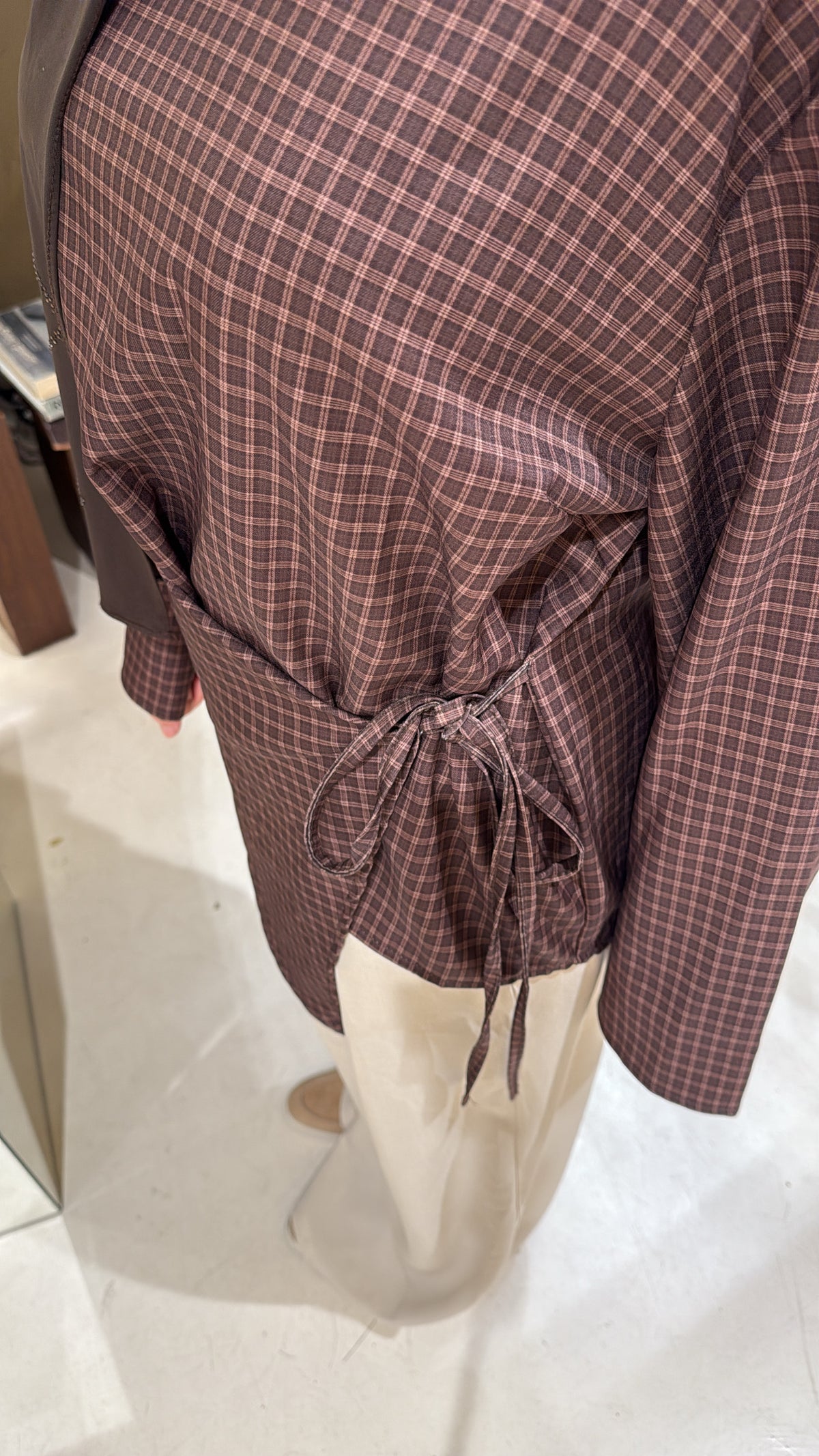 Haut croisé à motif
