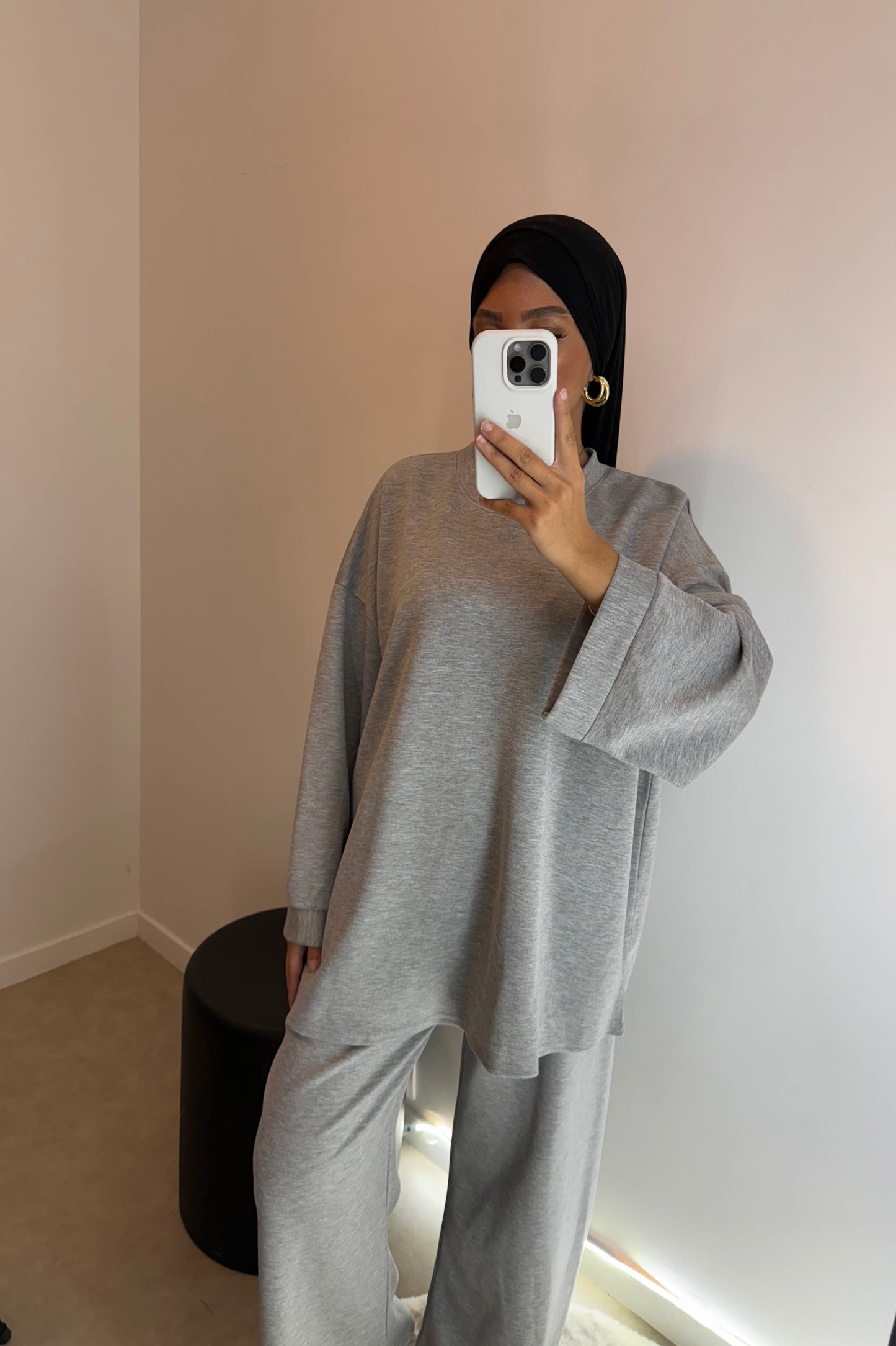 Ensemble gris clair