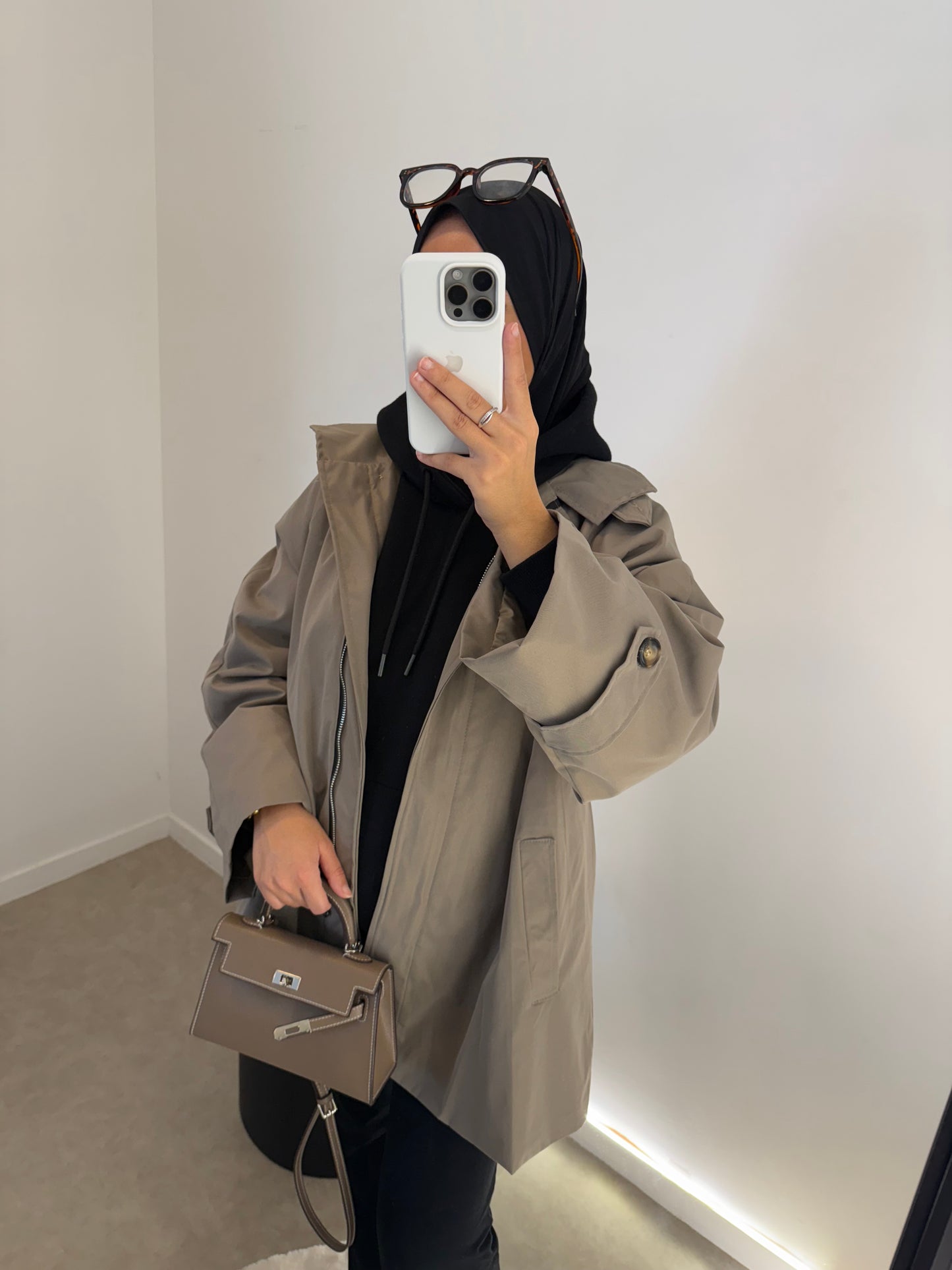 Trench taupe