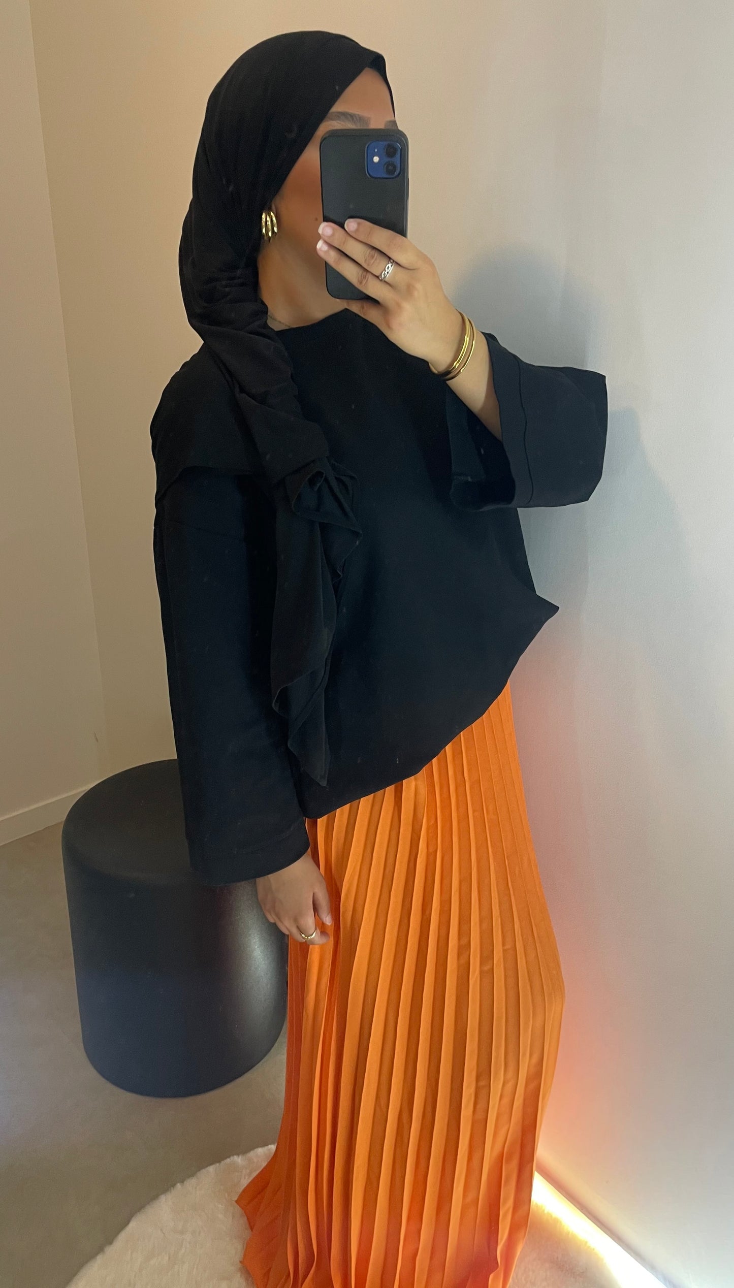 Jupe longue ORANGE