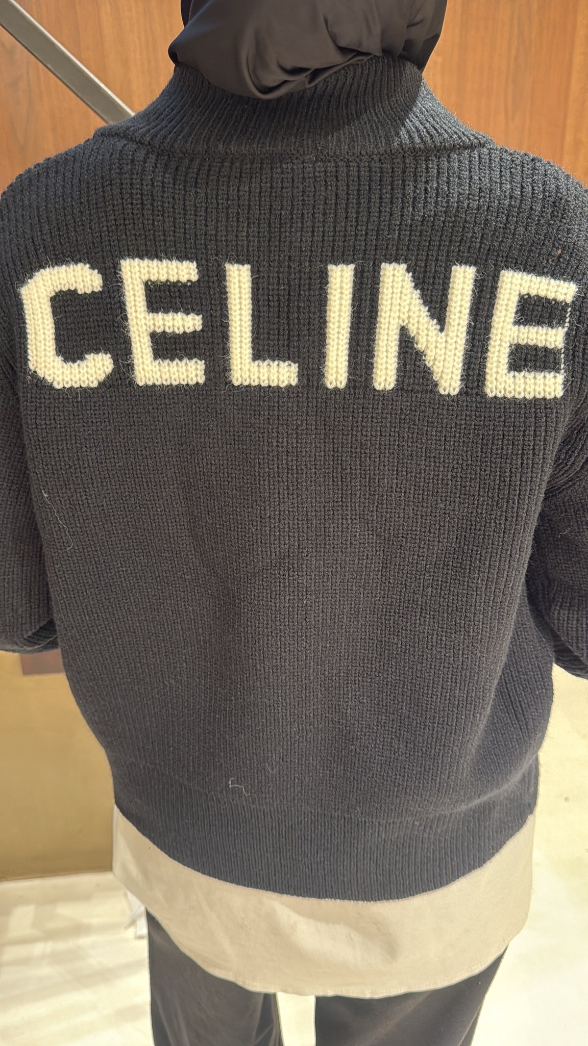 Gilet noir Céline