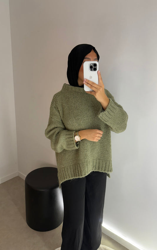 Pull oversize vert