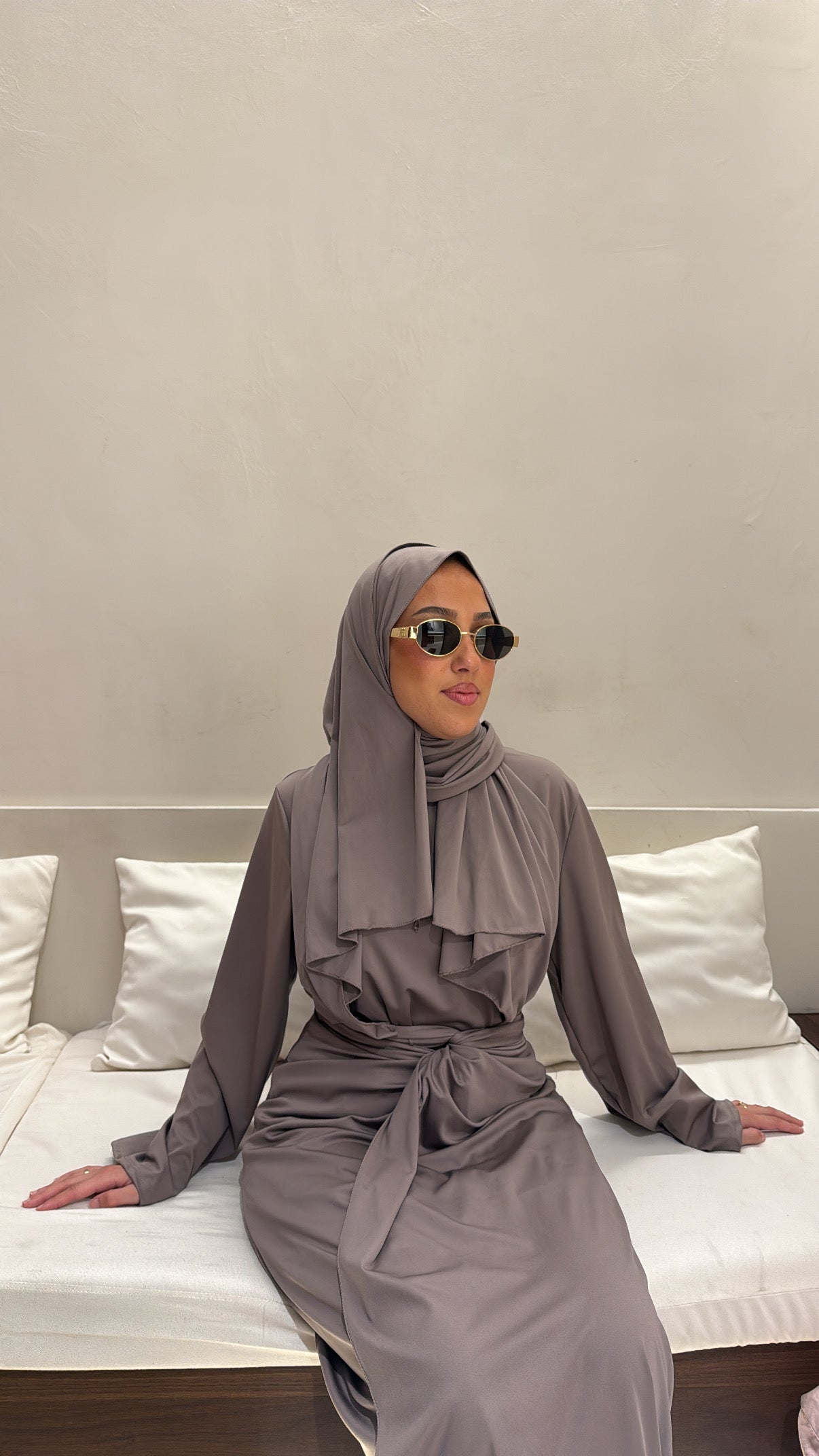 Burkini 4 pièces taupe
