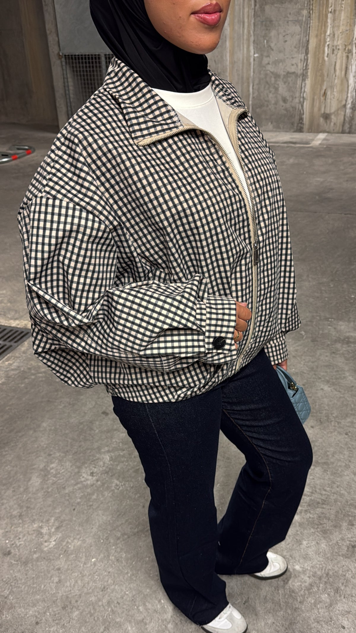 Veste à carreaux