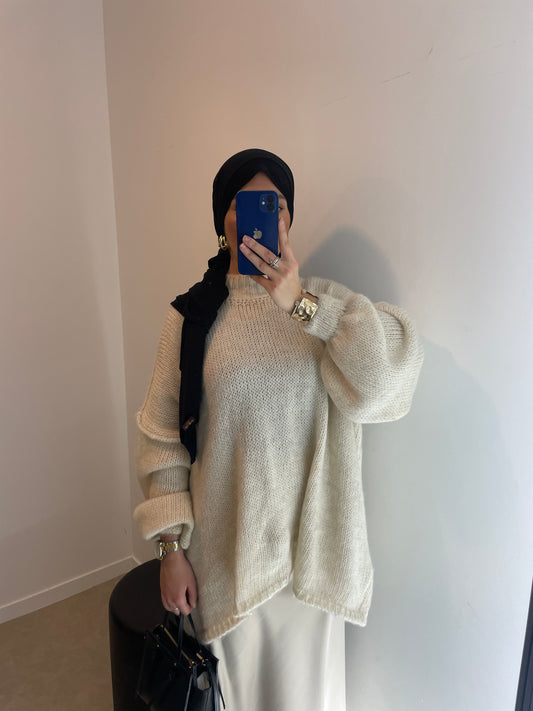 Pull oversize mastour beige