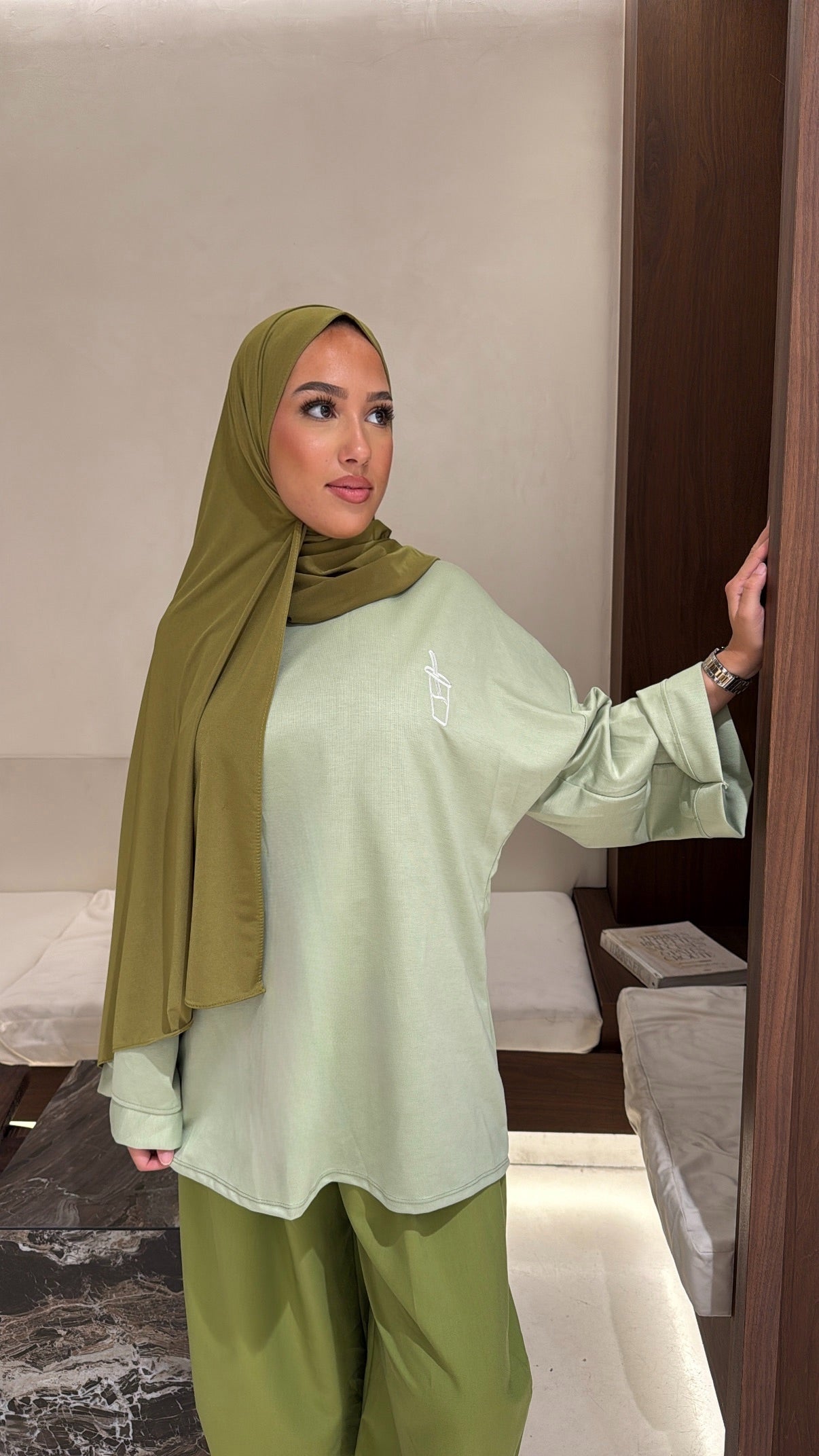 Tee shirt matcha vert