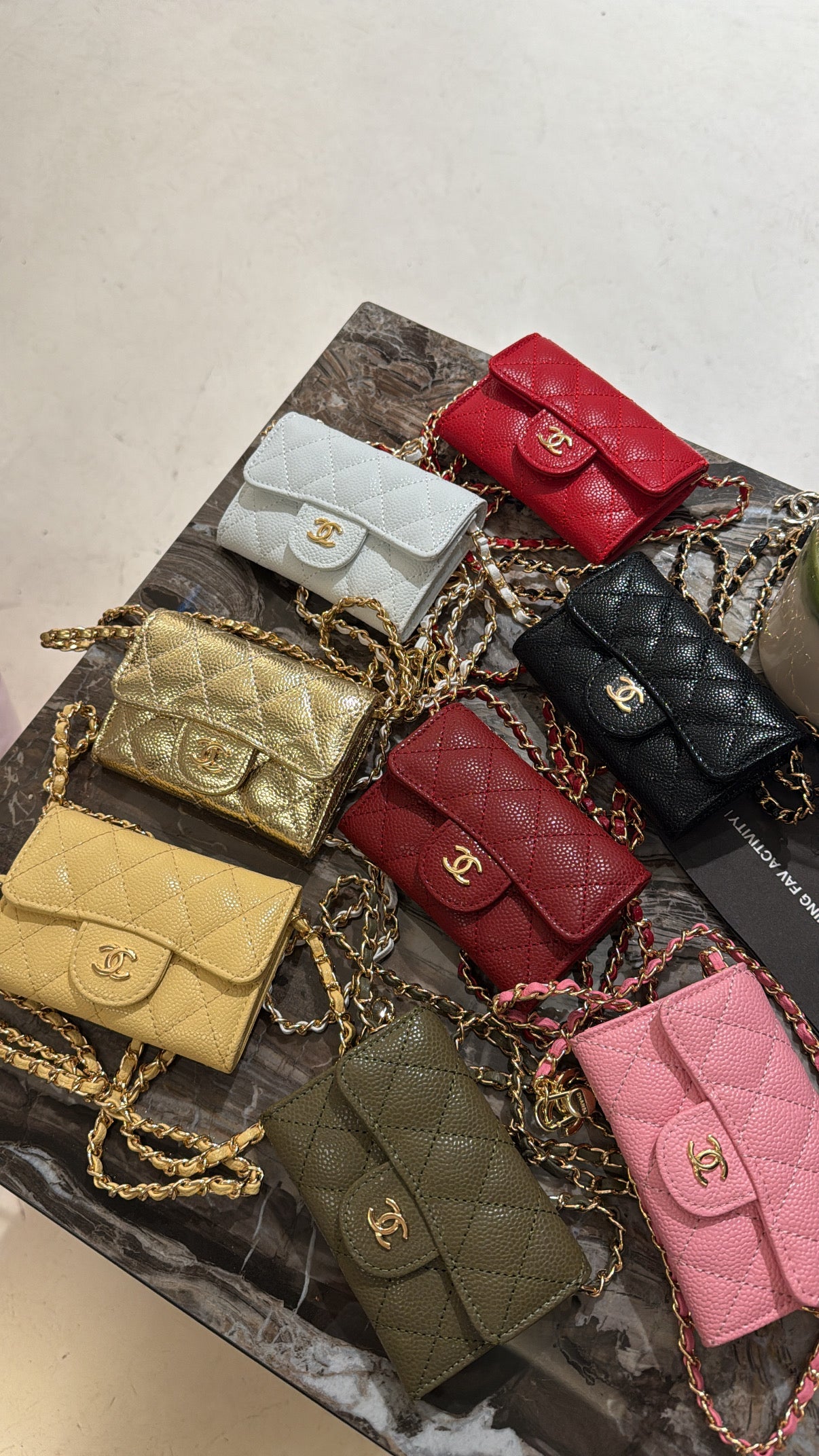 Mini sac cc Bordeaux