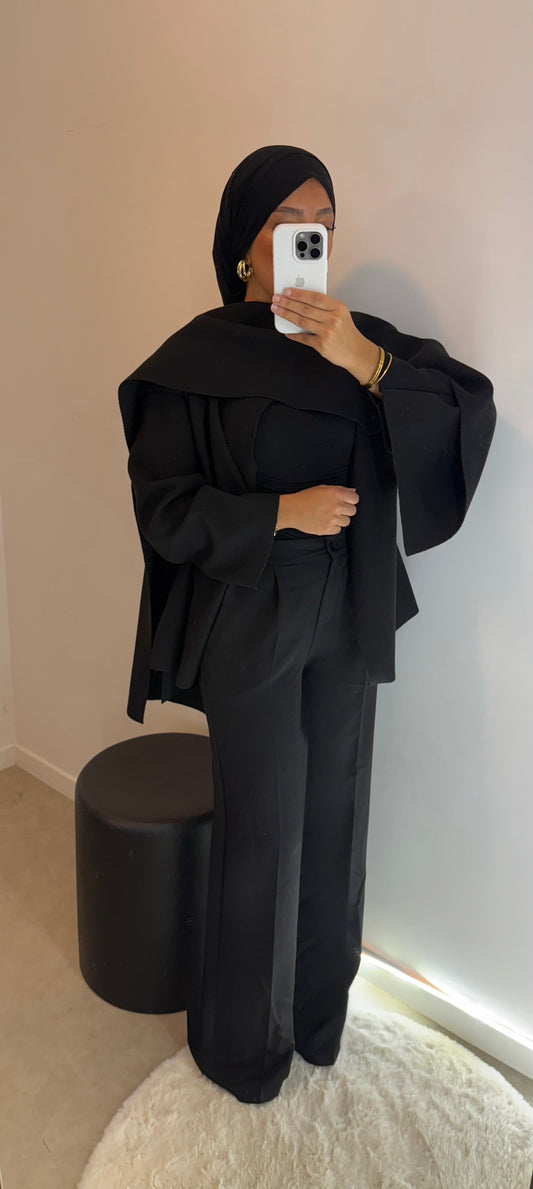 Pantalon fluide noir