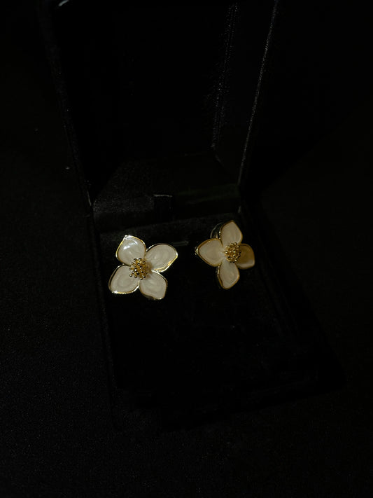 Boucle d’oreille fleurs