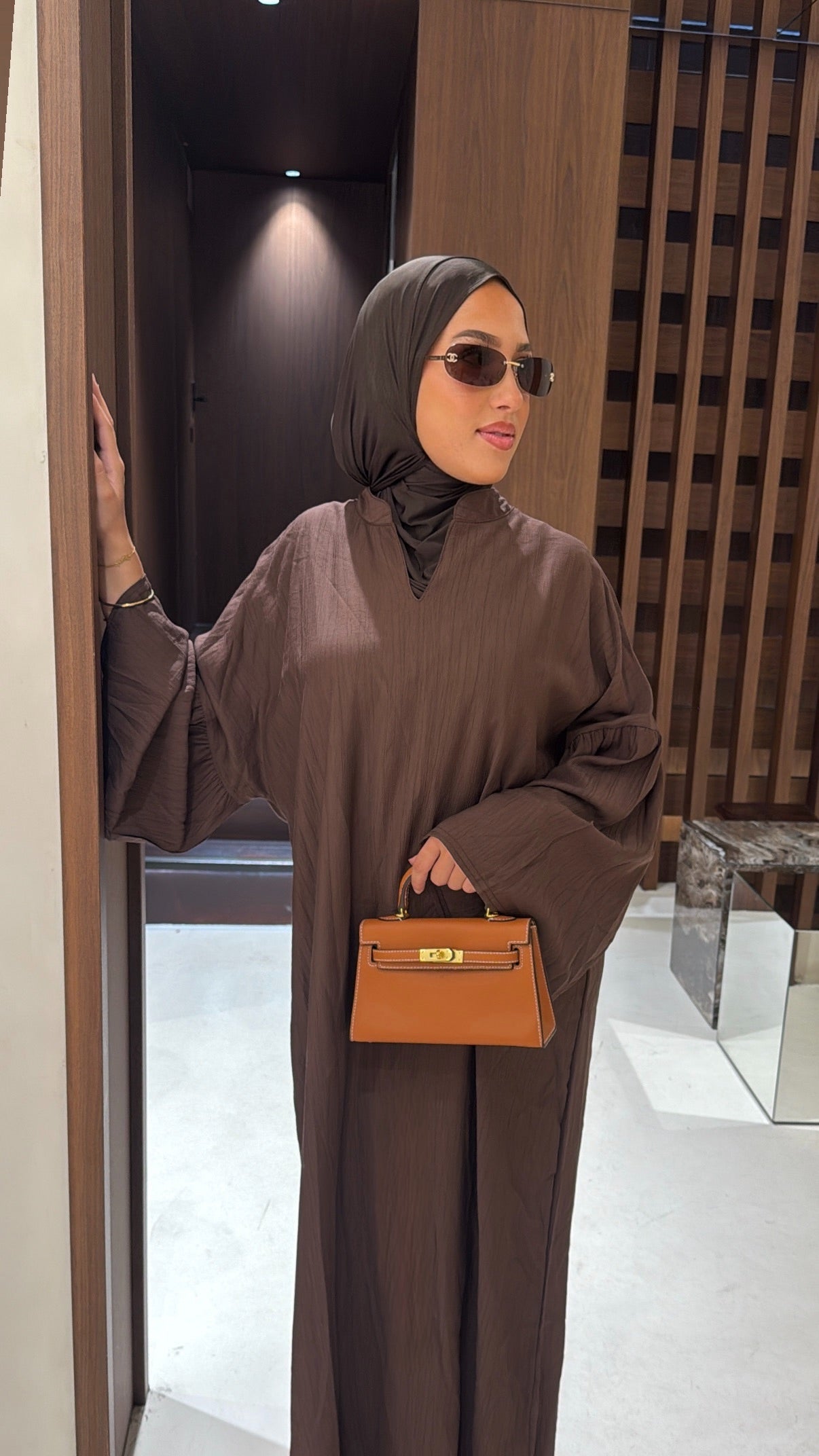 Robe marron