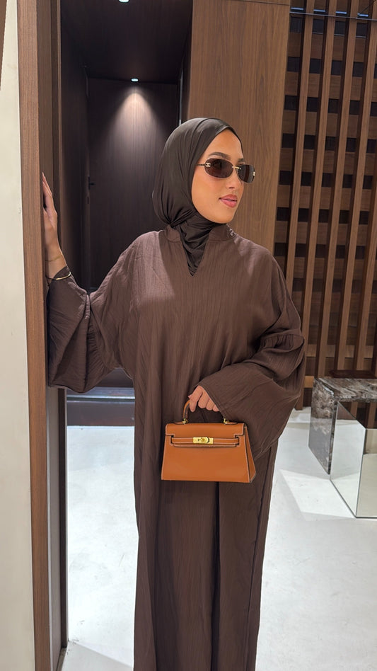 Robe marron