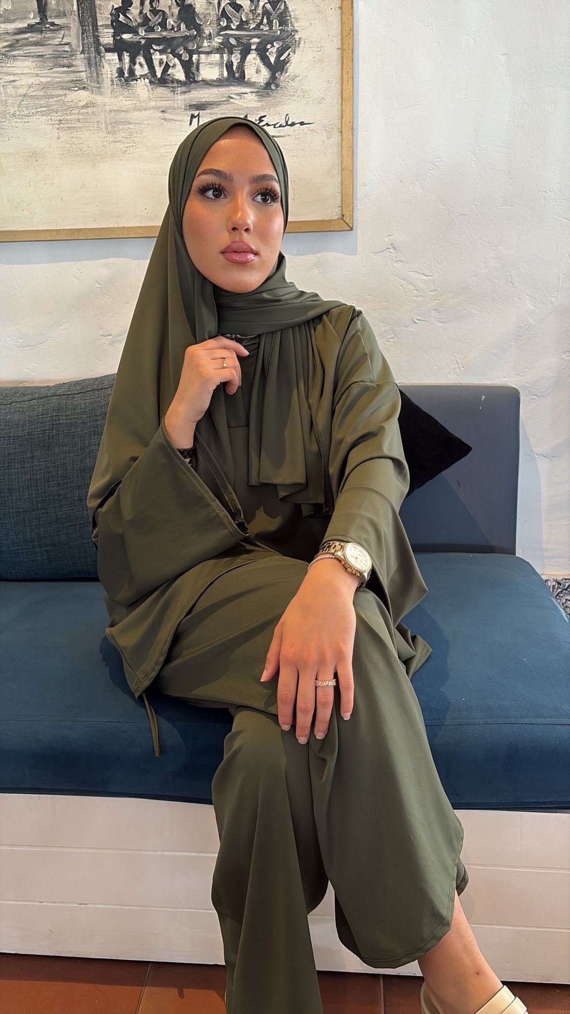 Burkini 3 pièces vert