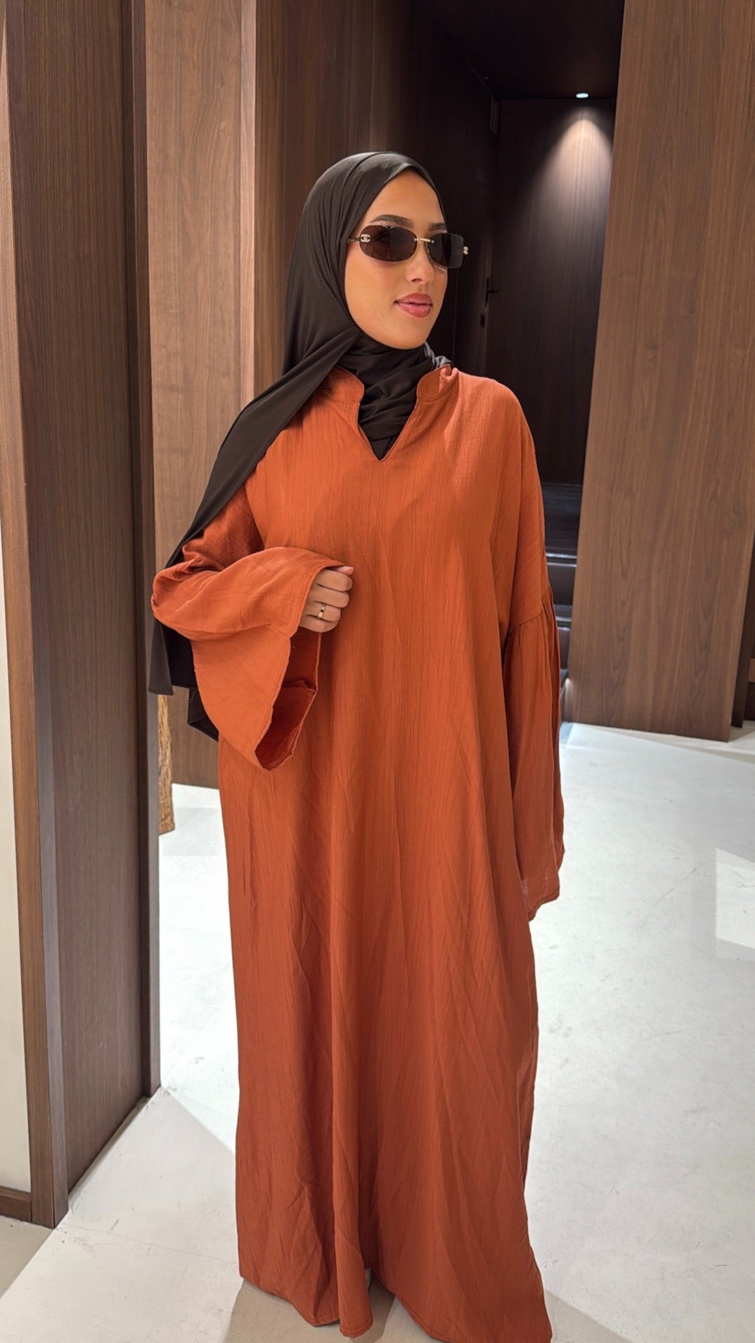 Robe terracotta