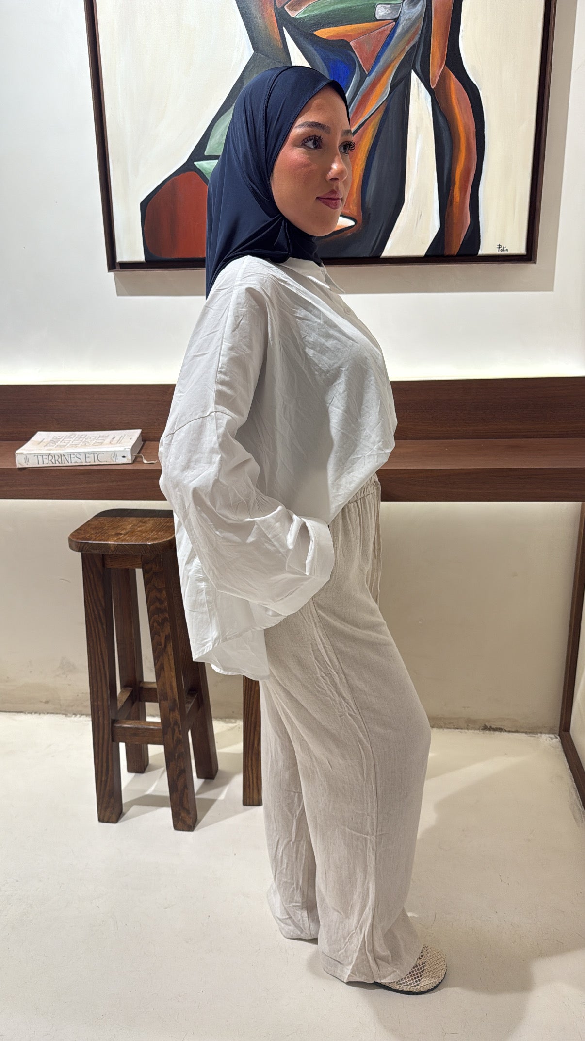 Chemise blanche oversize