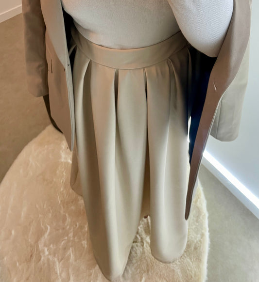 Jupe beige