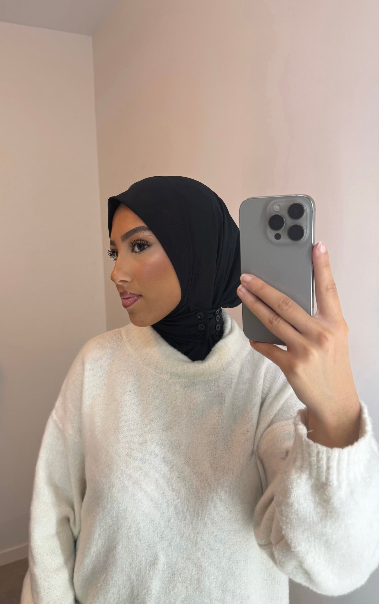 Hijab cagoule noir