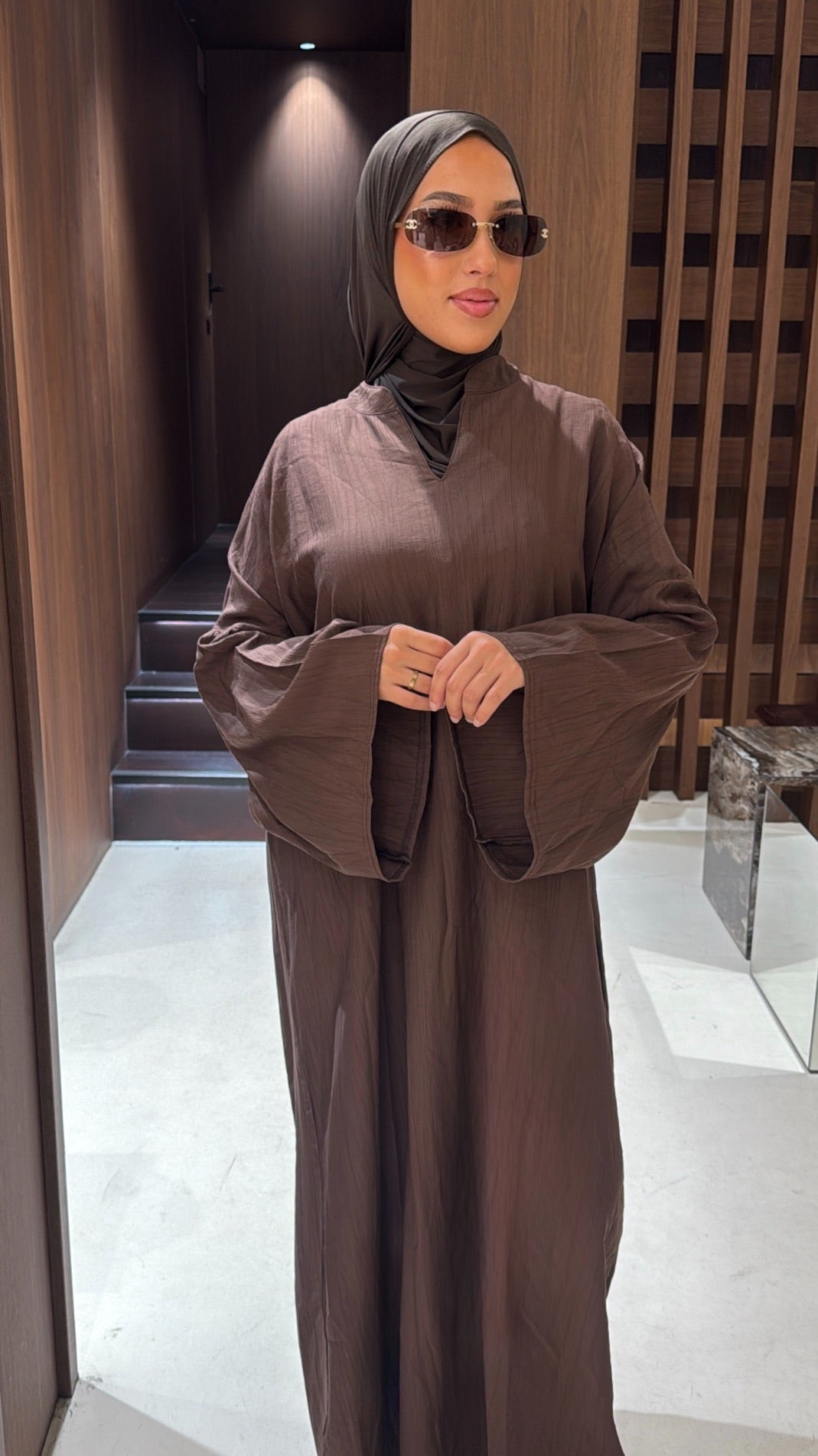 Robe marron