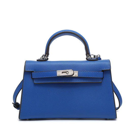 Sac SELMA bleu électrique argenté