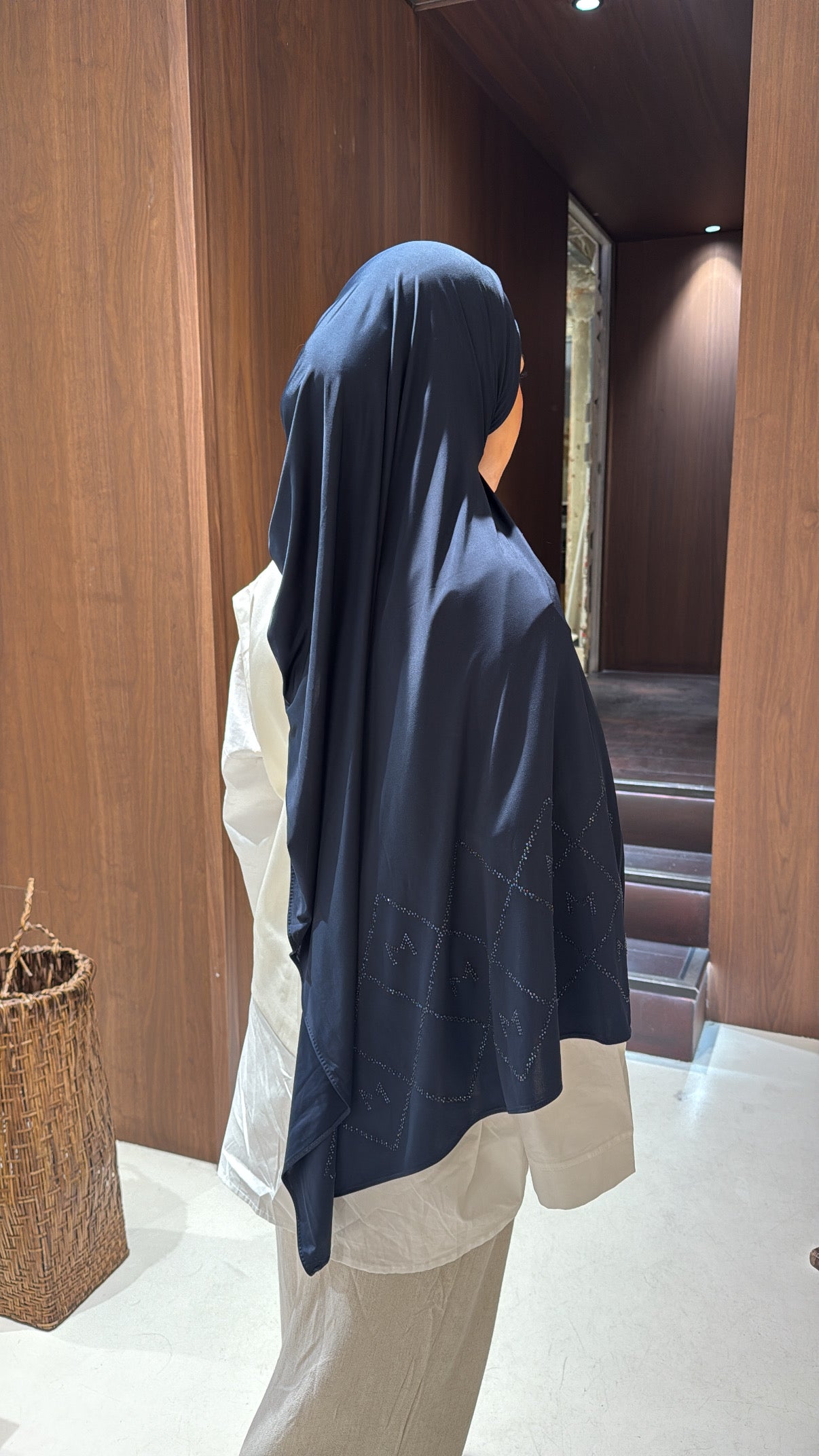 Hijab M bleu nuit