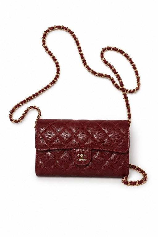 Sac medium bordeaux cc