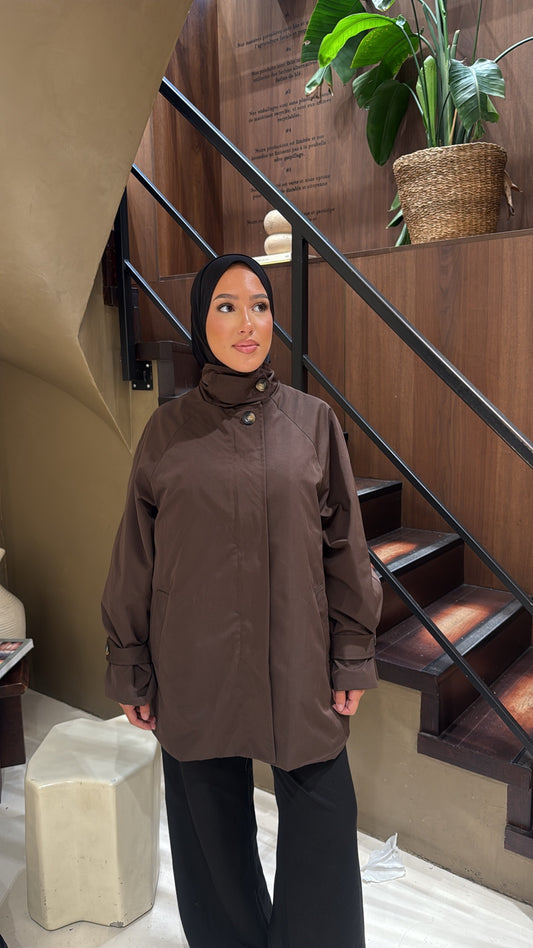 Trench chocolat