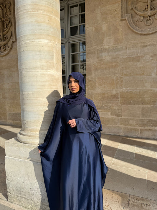 Abaya papillon bleue