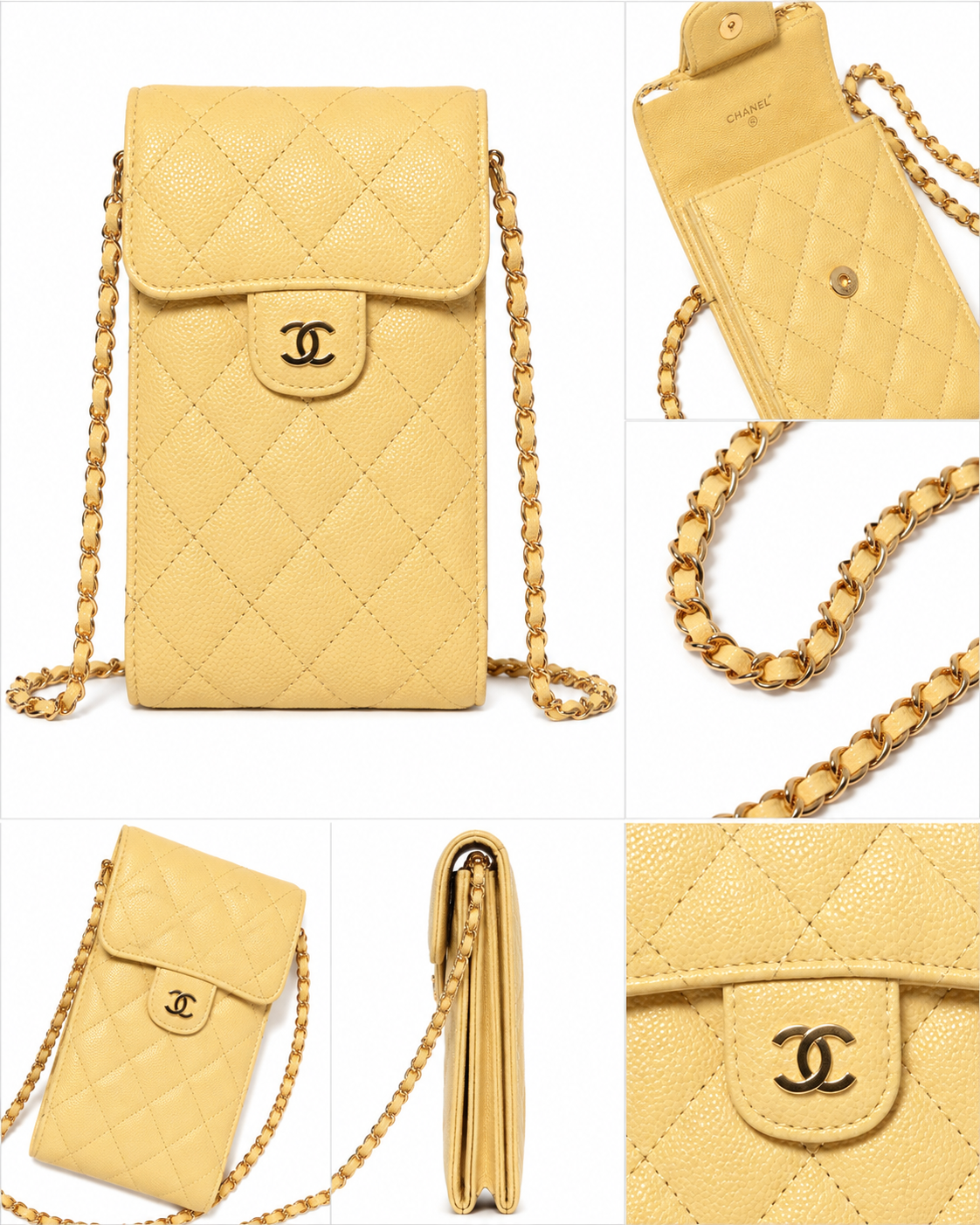 Sac rectangulaire jaune cc