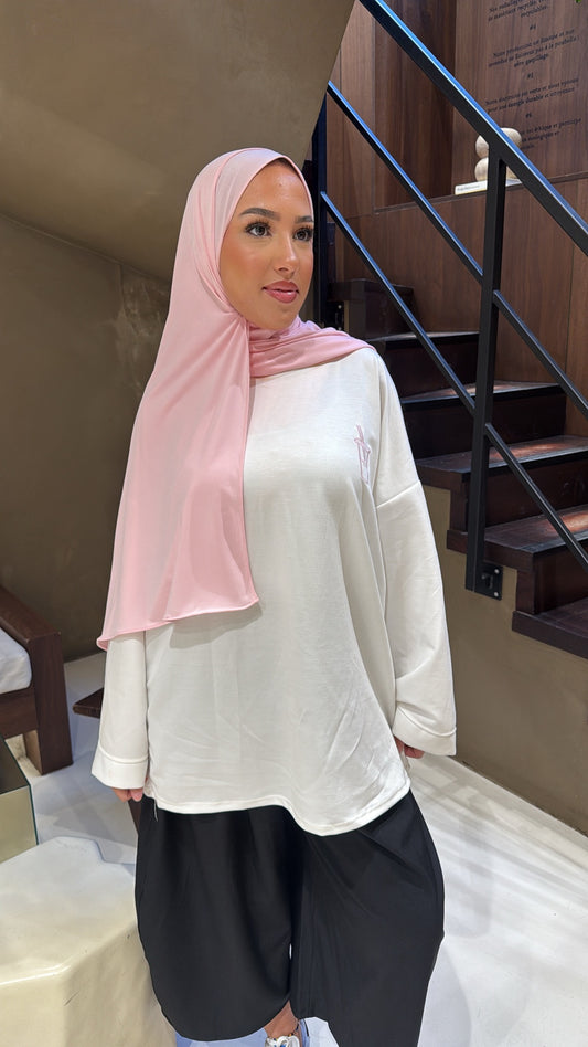 Hijab rose jersey premium