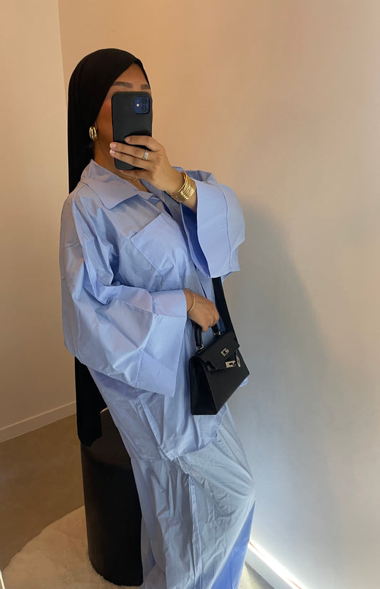 Ensemble chemise BLEUE