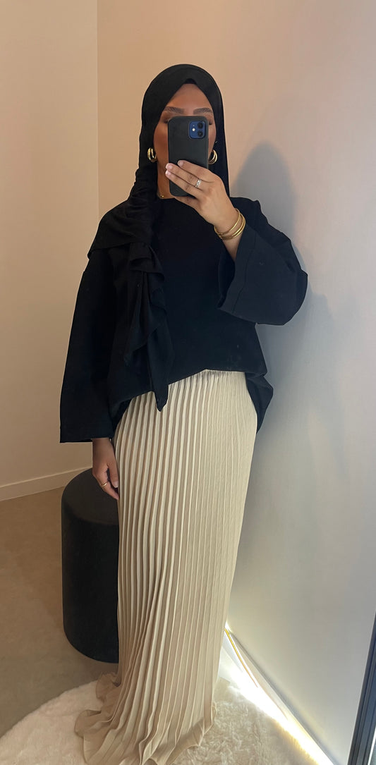 Jupe longue BEIGE