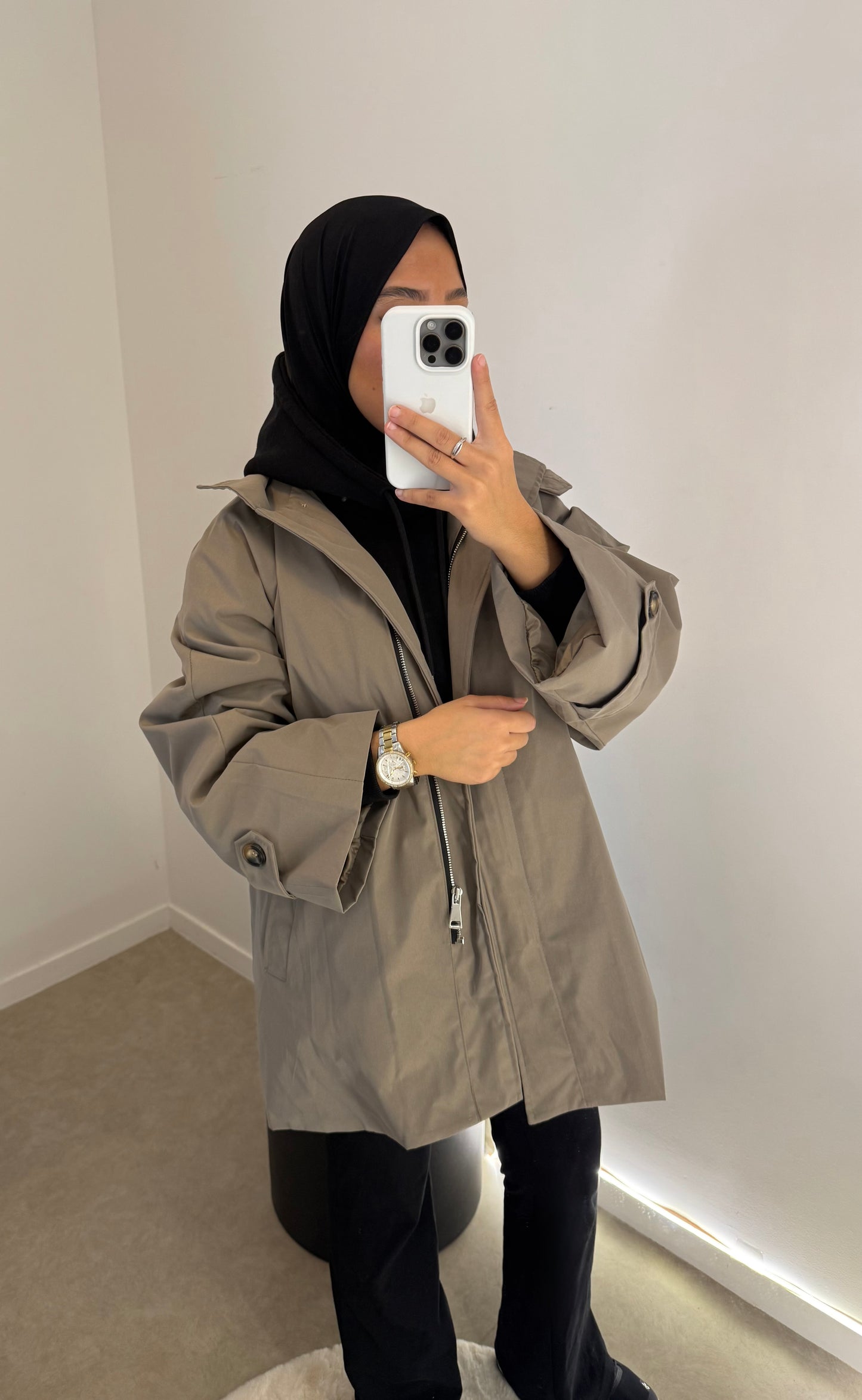 Trench taupe