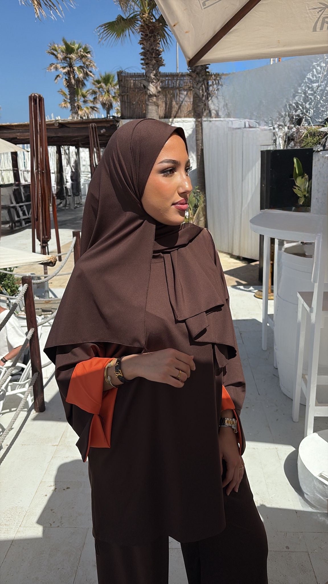 Burkini bicolore 3 pièces